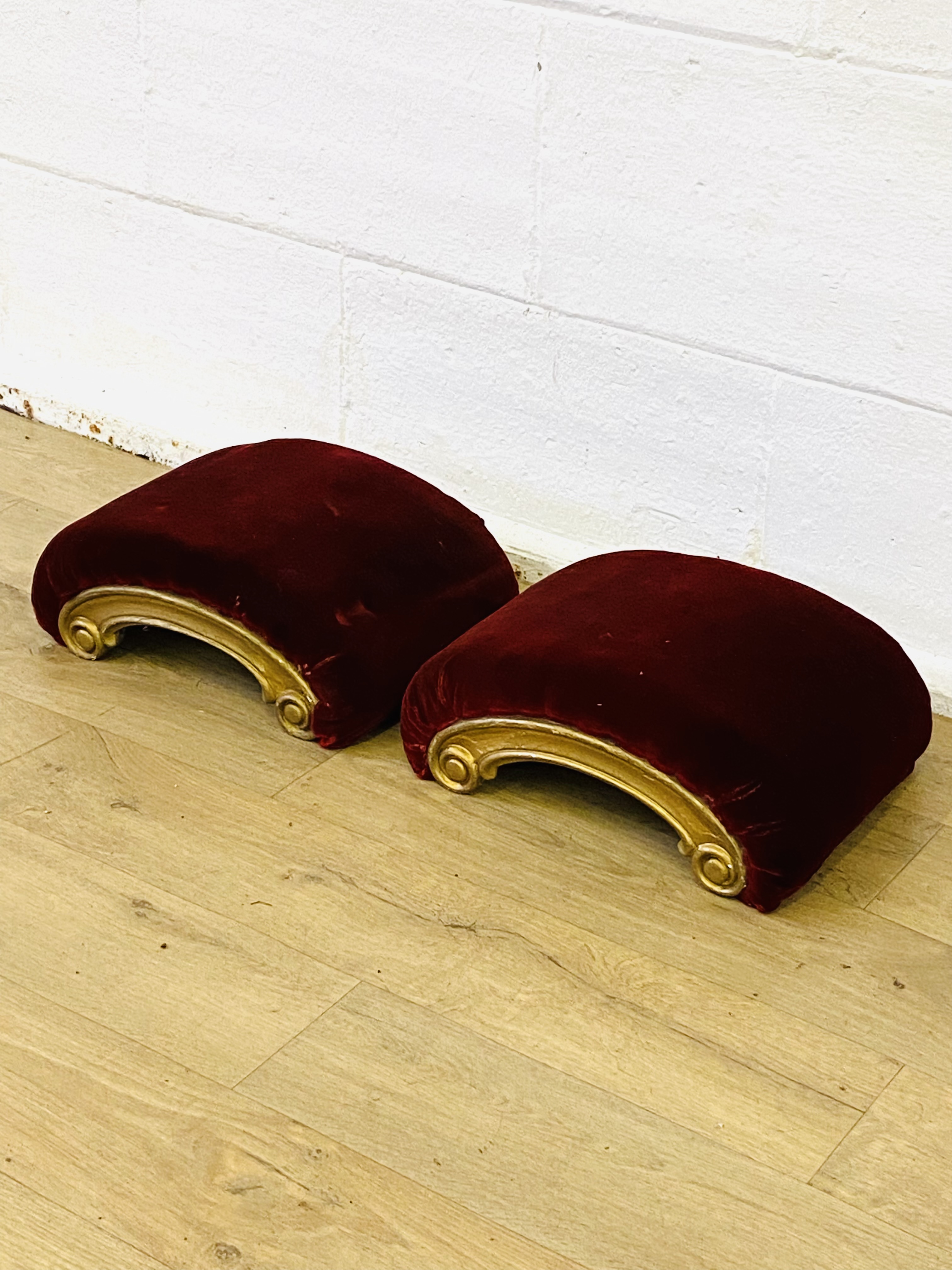 Two Victorian footstools - Image 3 of 4