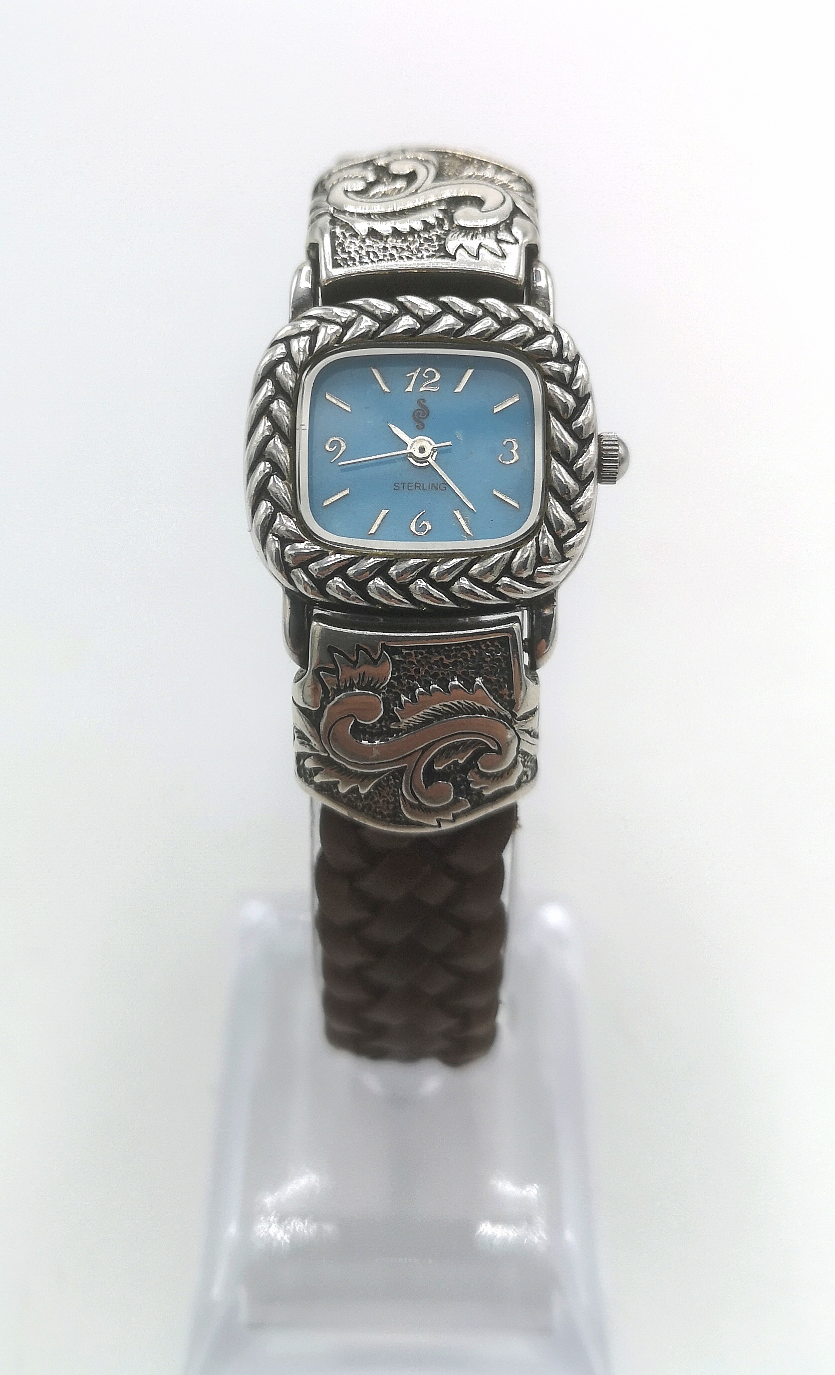 Sterling silver wrist watch