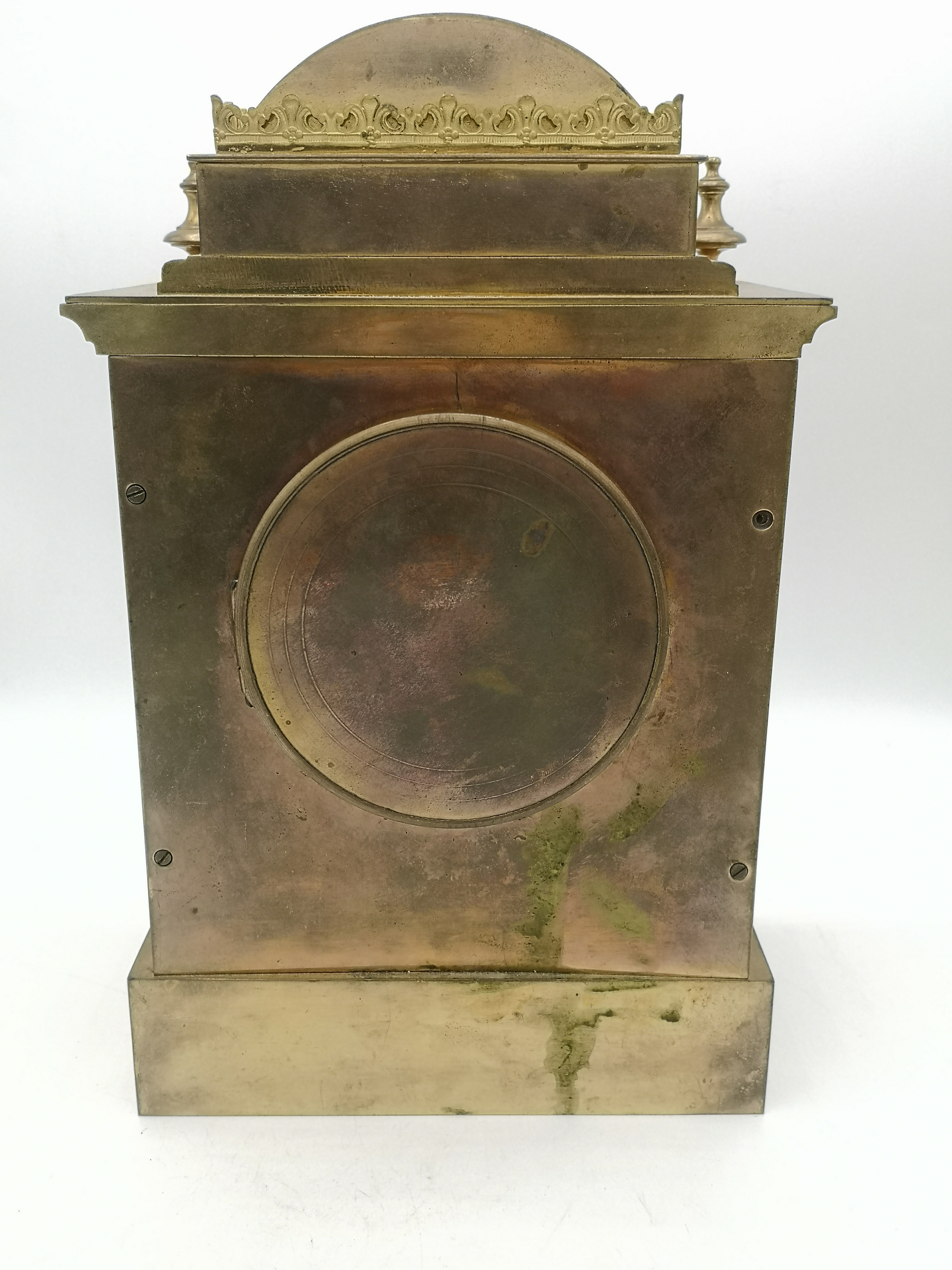 Brass cased mantel clock - Image 3 of 6