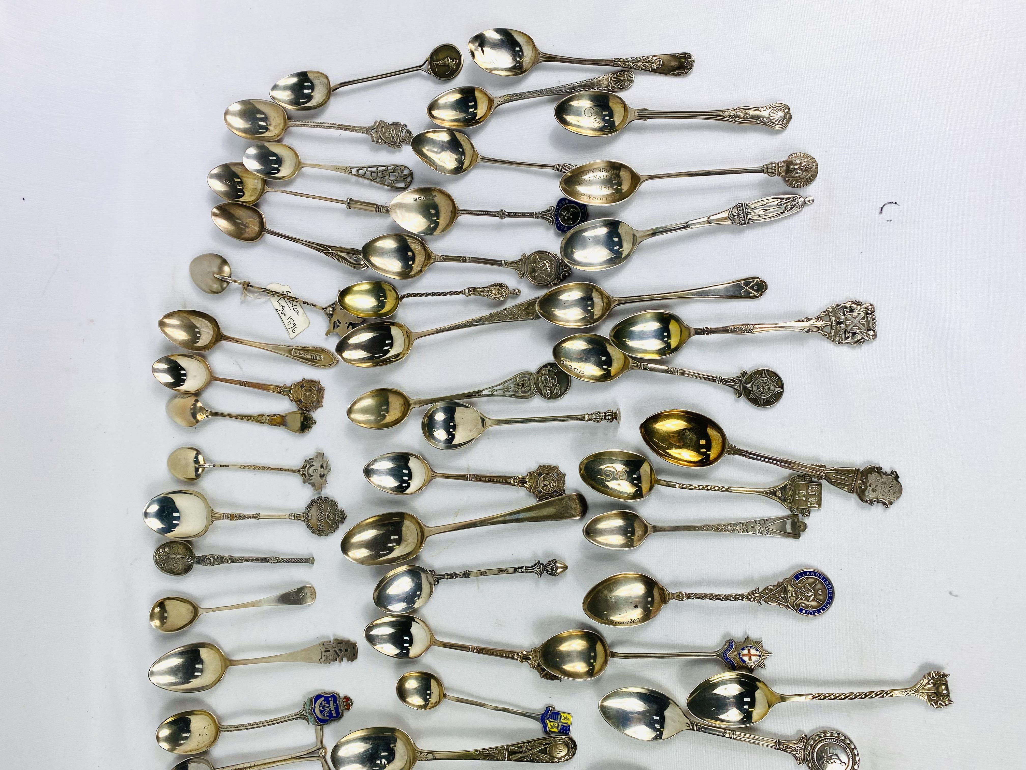 Collection of silver spoons - Image 6 of 6