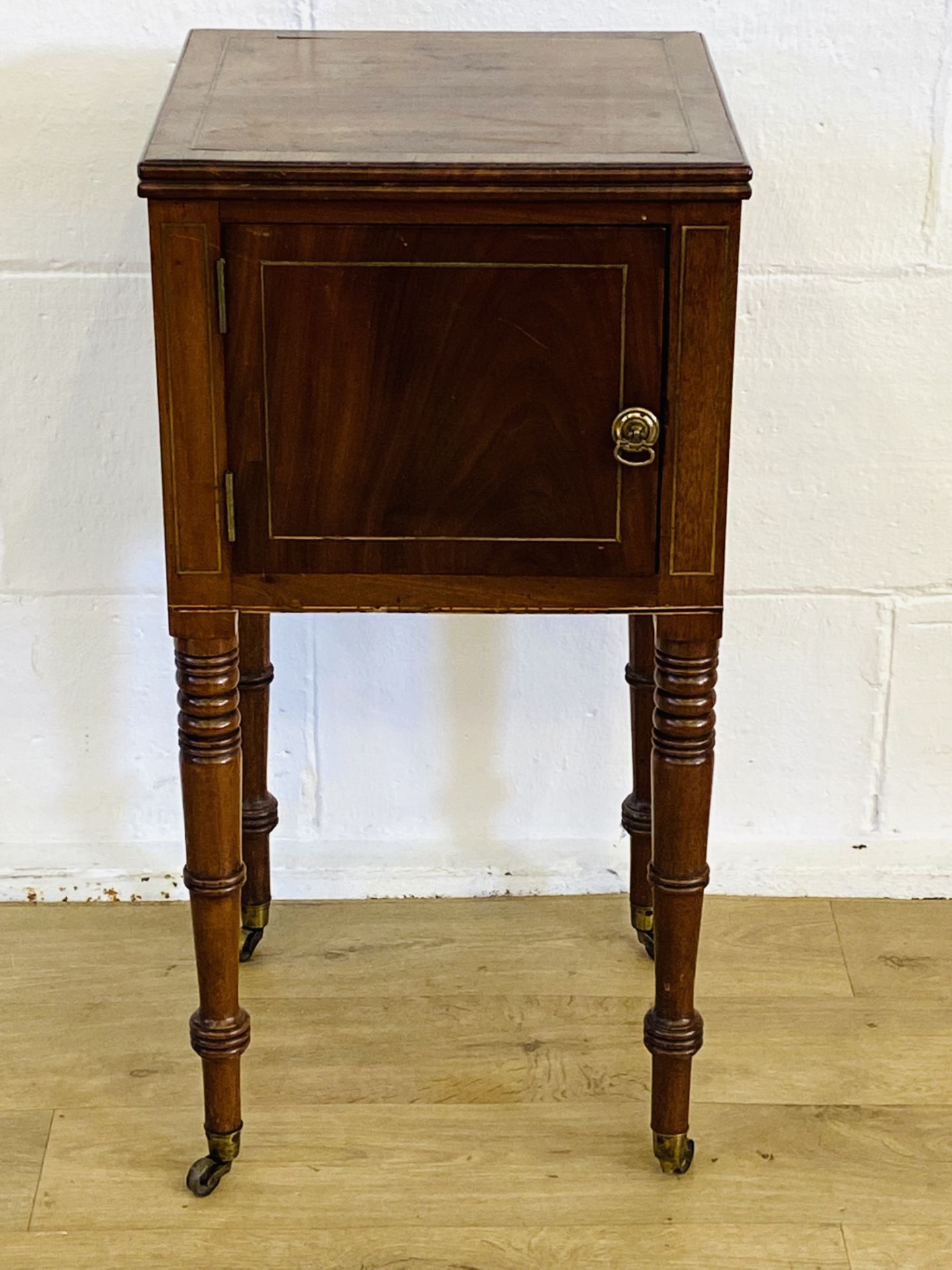 Mahogany bedside cupboard