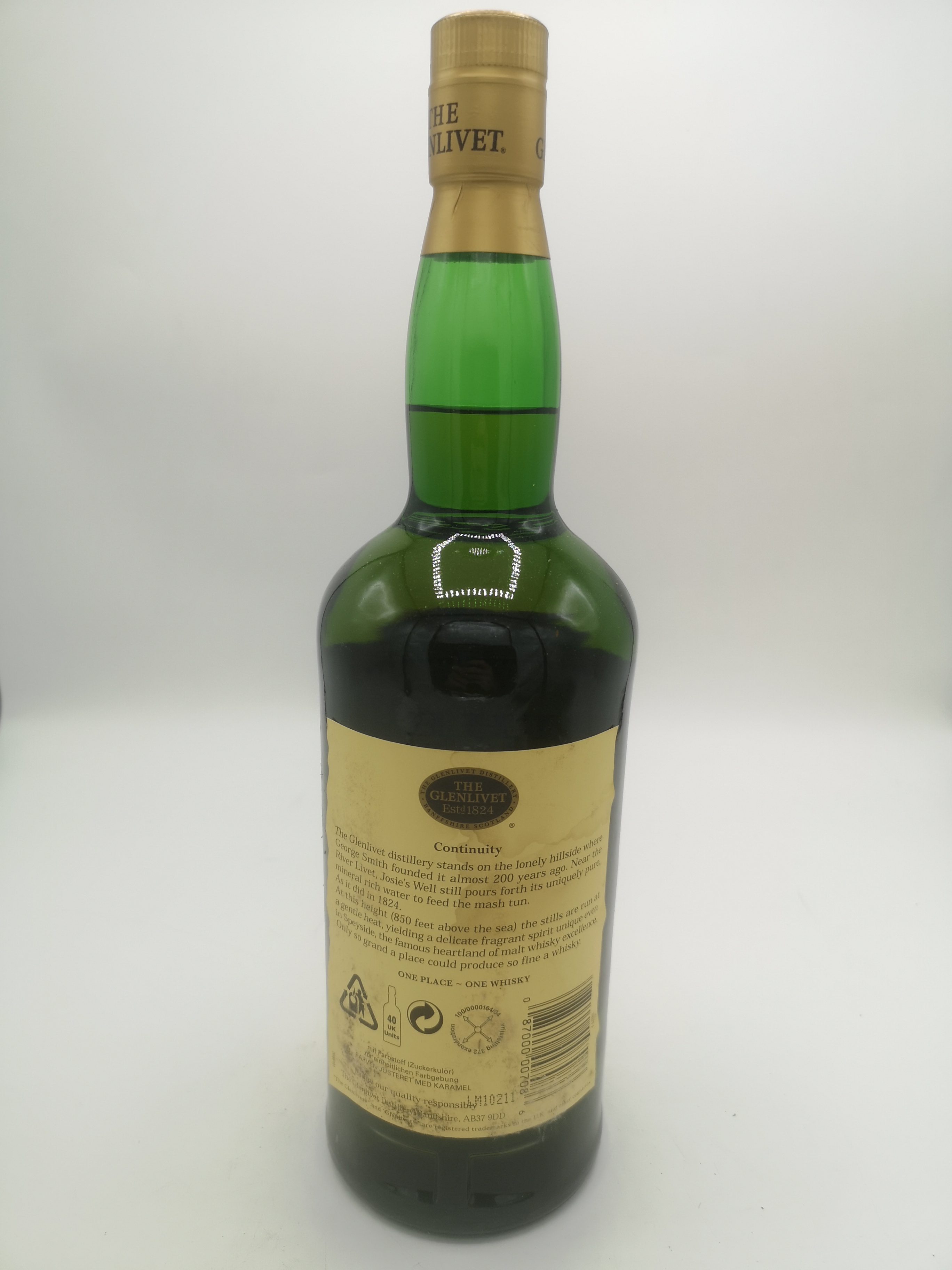 The Glenlivet, 1l pure single malt Scotch whisky - Image 4 of 8