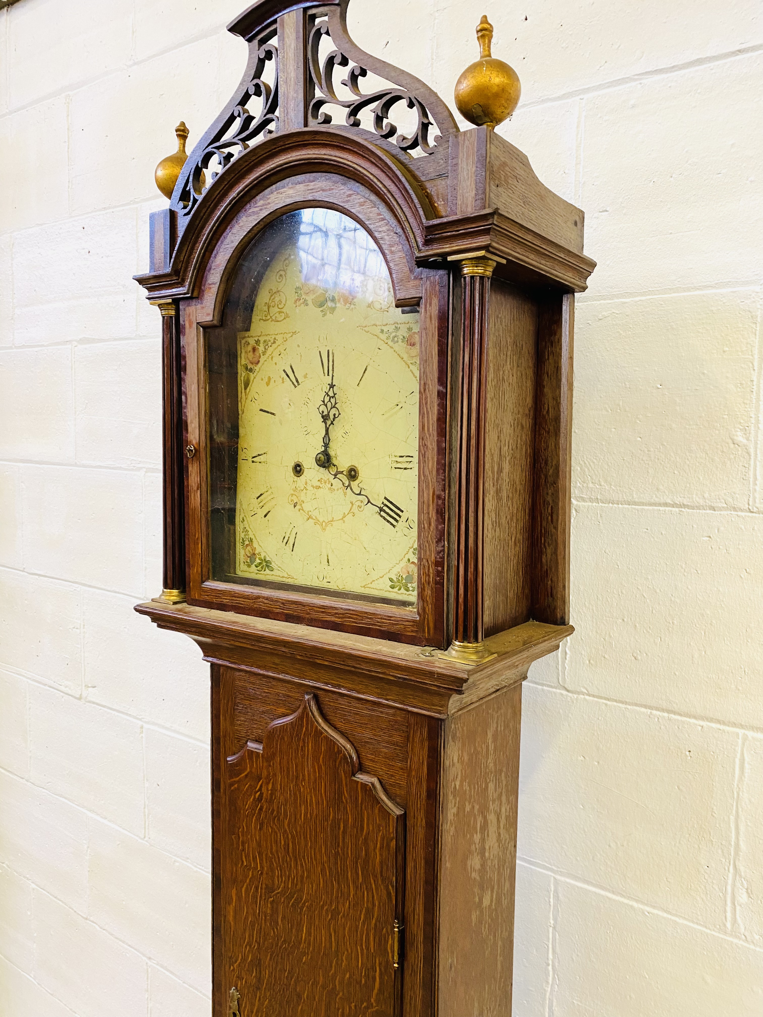 19th century longcase clock - Image 3 of 8