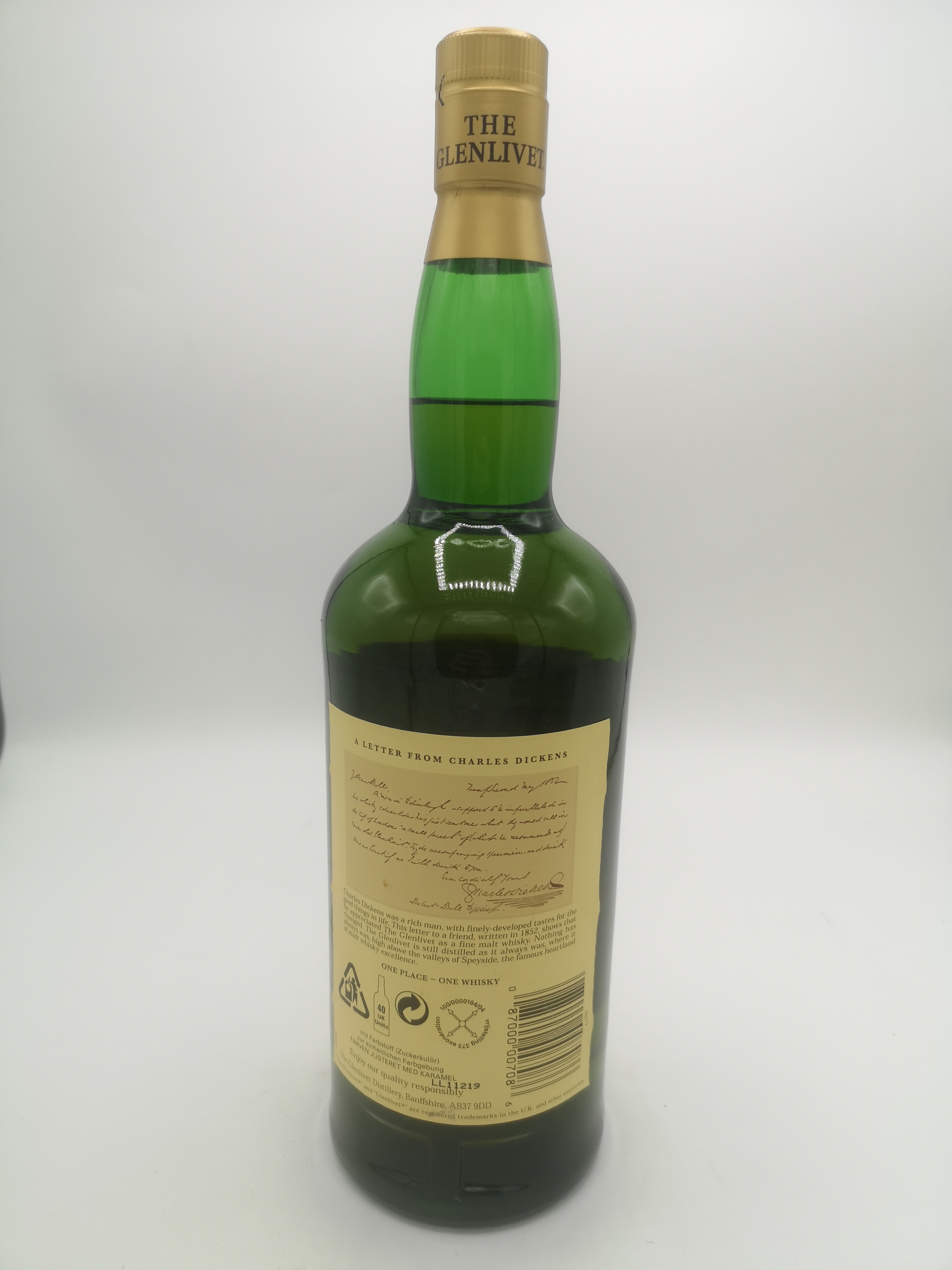 The Glenlivet, 1l pure single malt Scotch whisky - Image 4 of 7