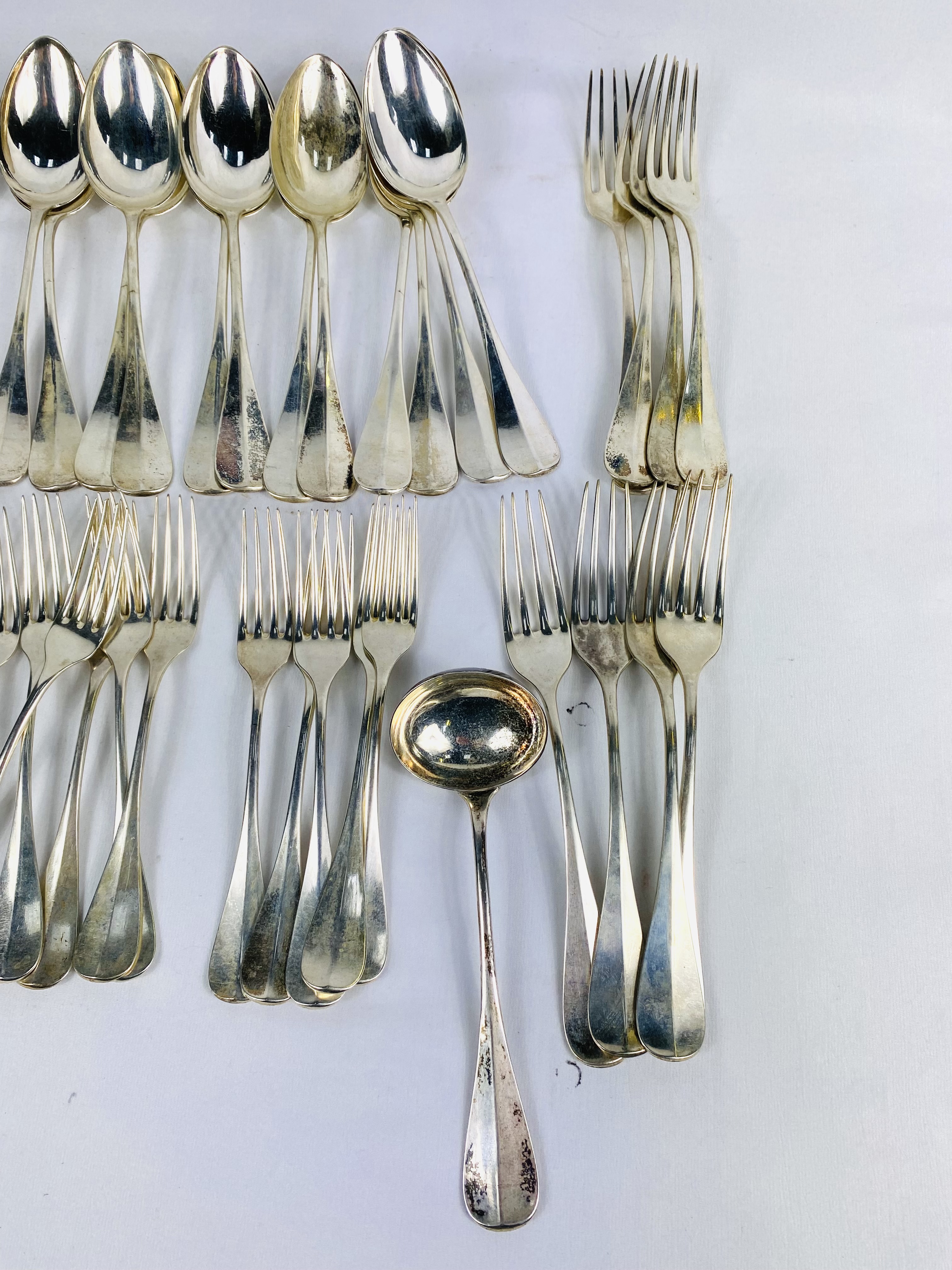 Part set of German 800 silver cutlery, 2488g (80ozt) - Image 2 of 8