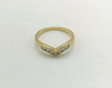 18ct gold and diamond ring