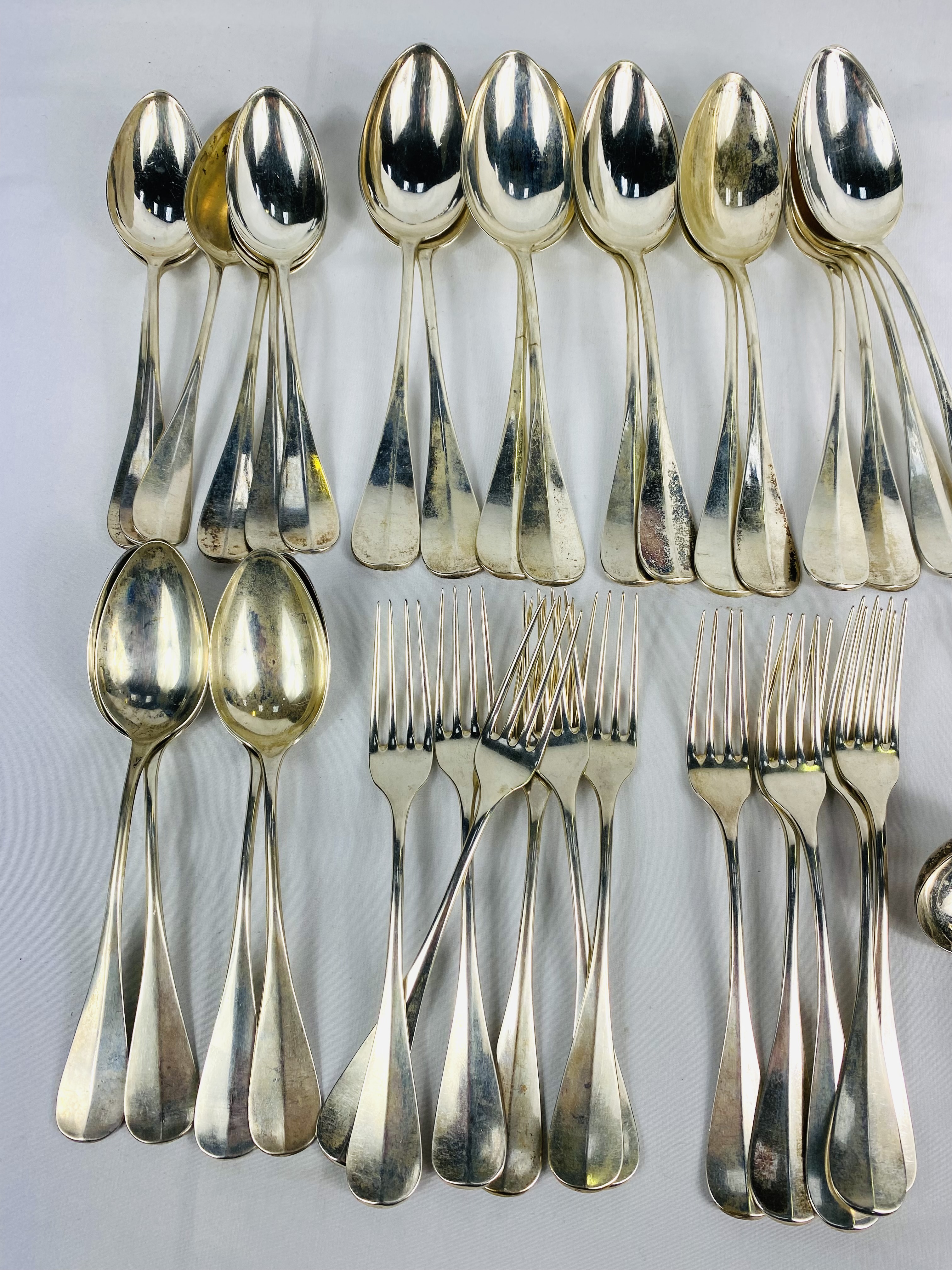 Part set of German 800 silver cutlery, 2488g (80ozt) - Image 3 of 8