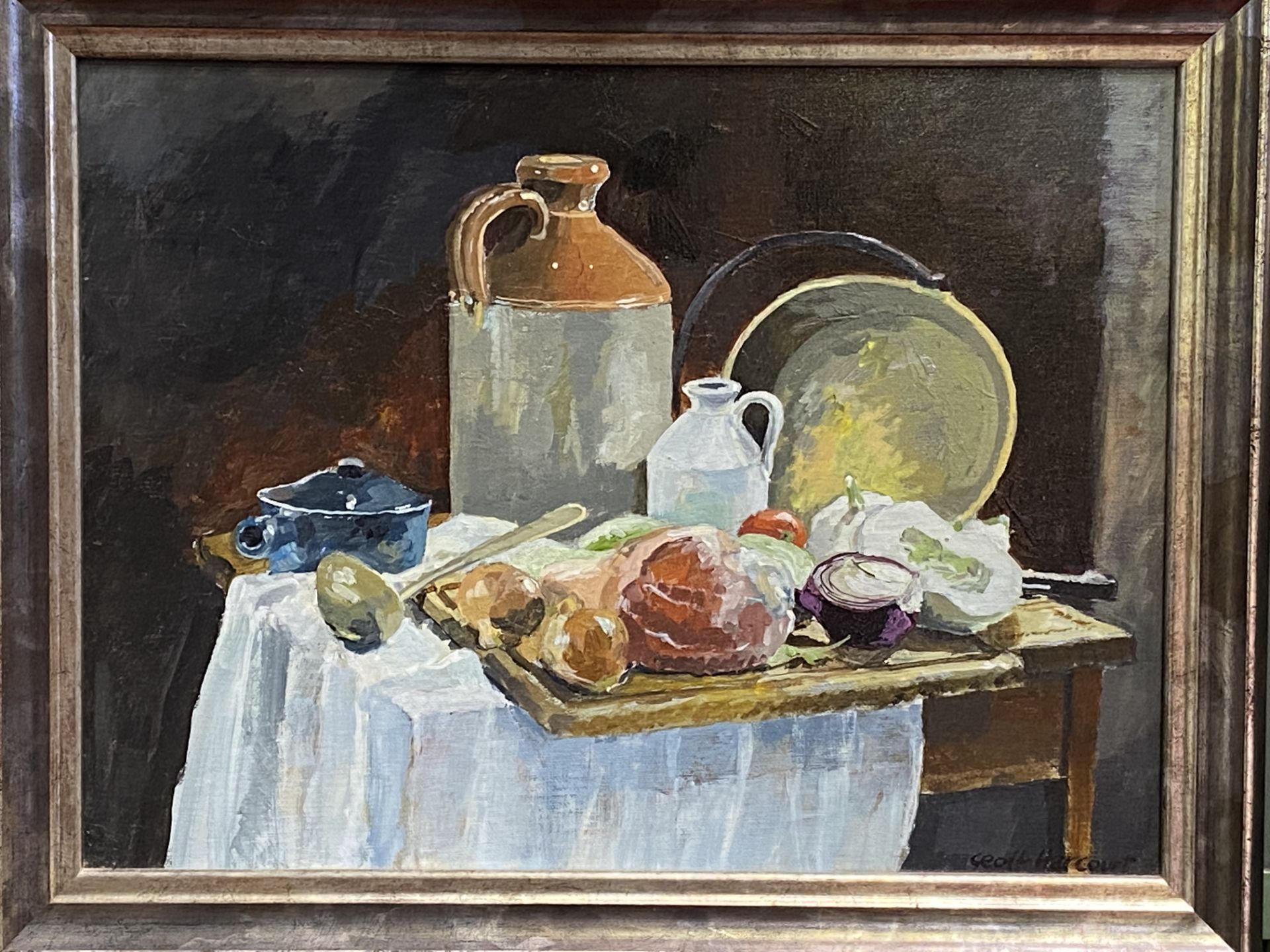 Oil on board still life - Image 3 of 5