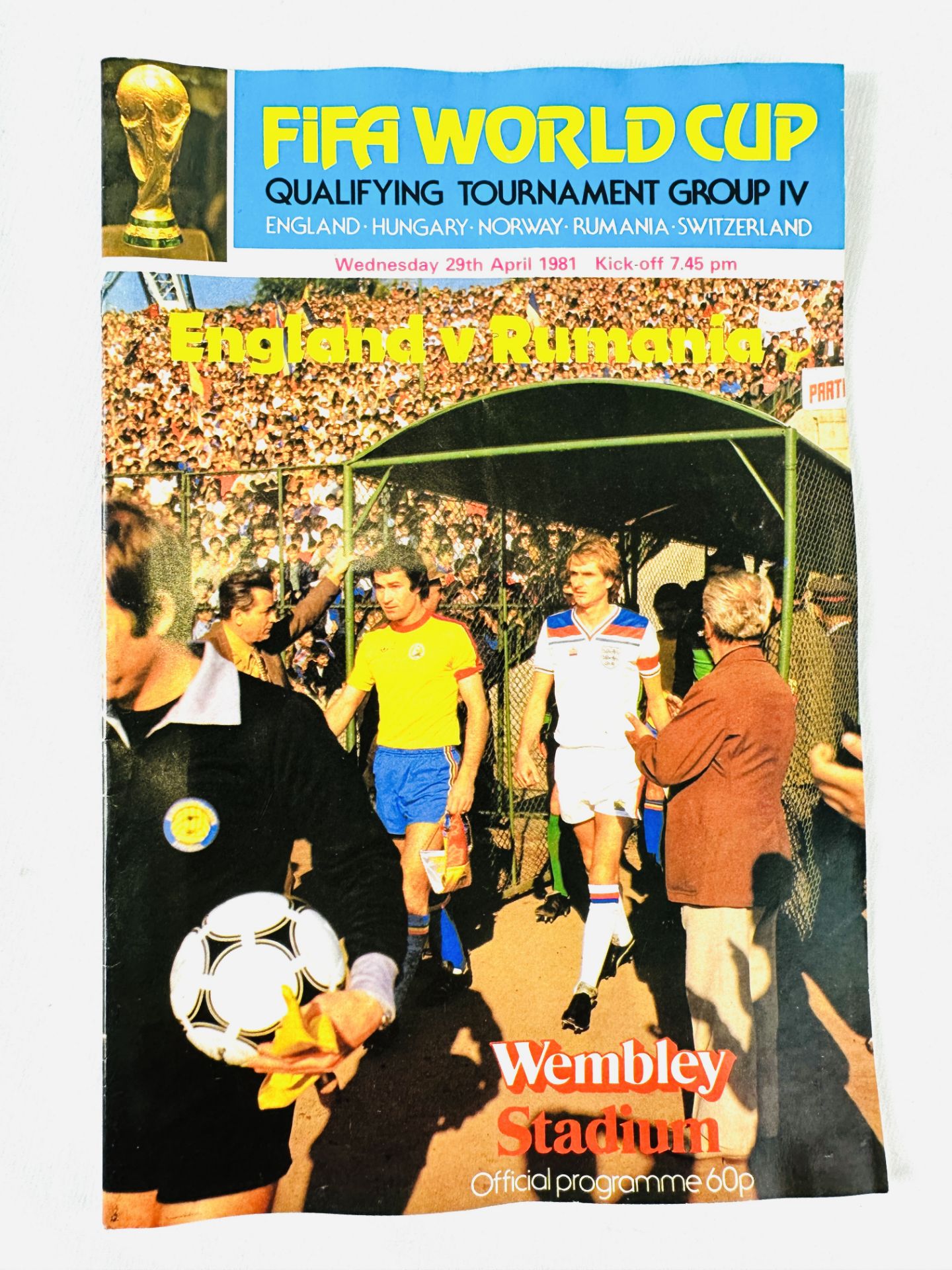 Collection of twenty two international football programmes - Image 2 of 5