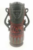 Wilhelm Schiller & Sons Egyptian style vase