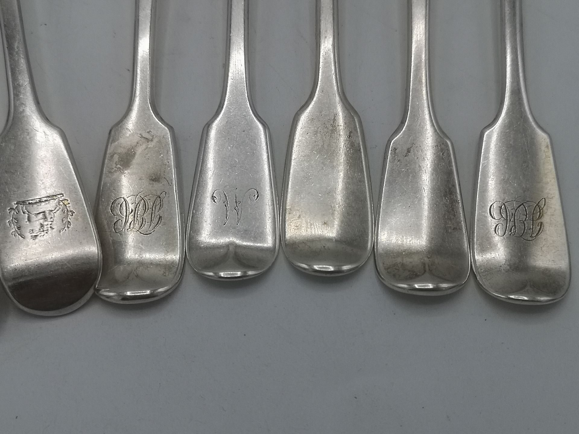 Quantity of silver cutlery - Image 8 of 9