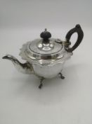 Silver teapot, Chester 1907