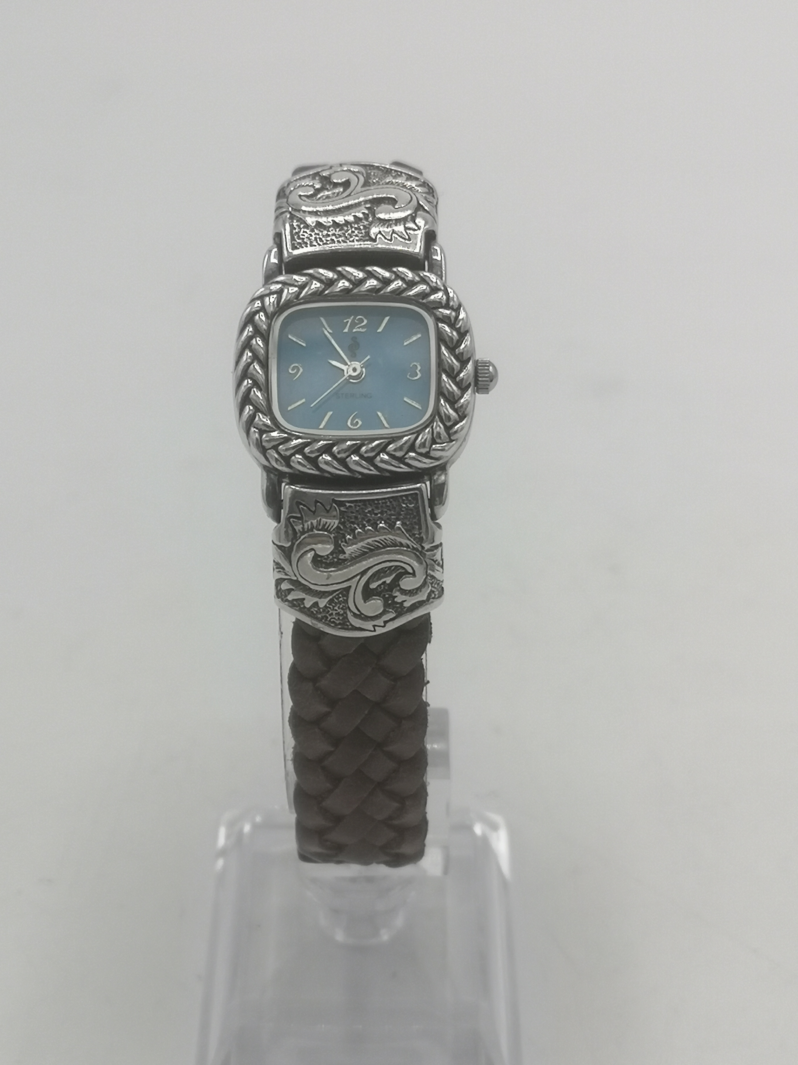 Sterling silver wrist watch - Image 2 of 7