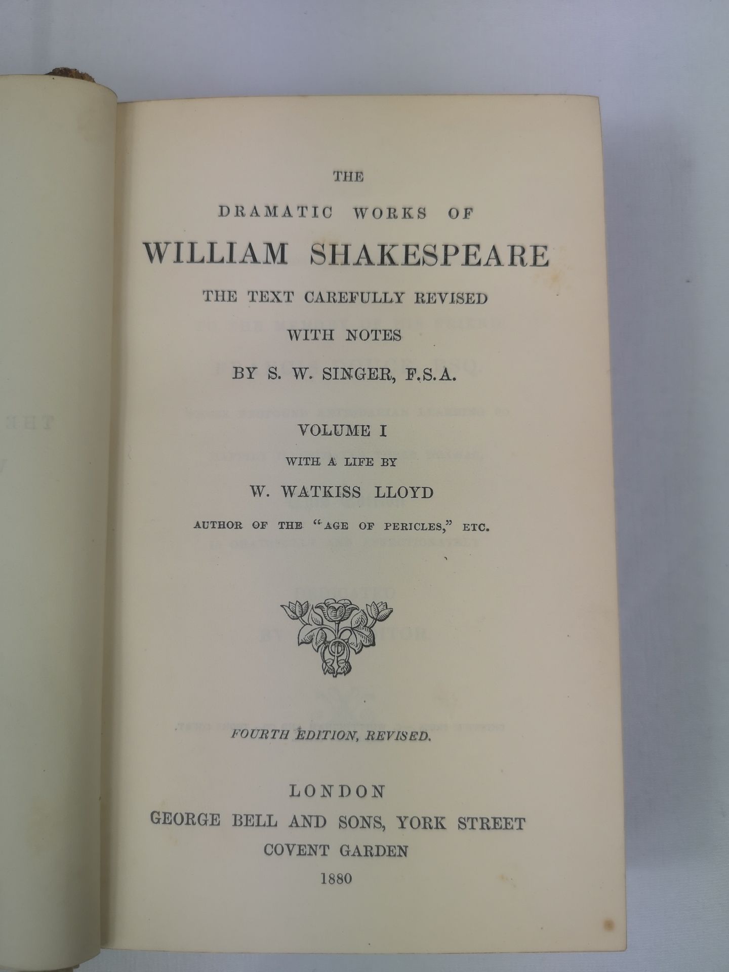 The Dramatic Works of William Shakespeare in ten half bound volumes - Image 2 of 4