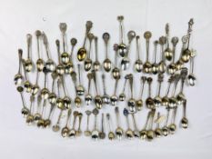 Collection of silver spoons