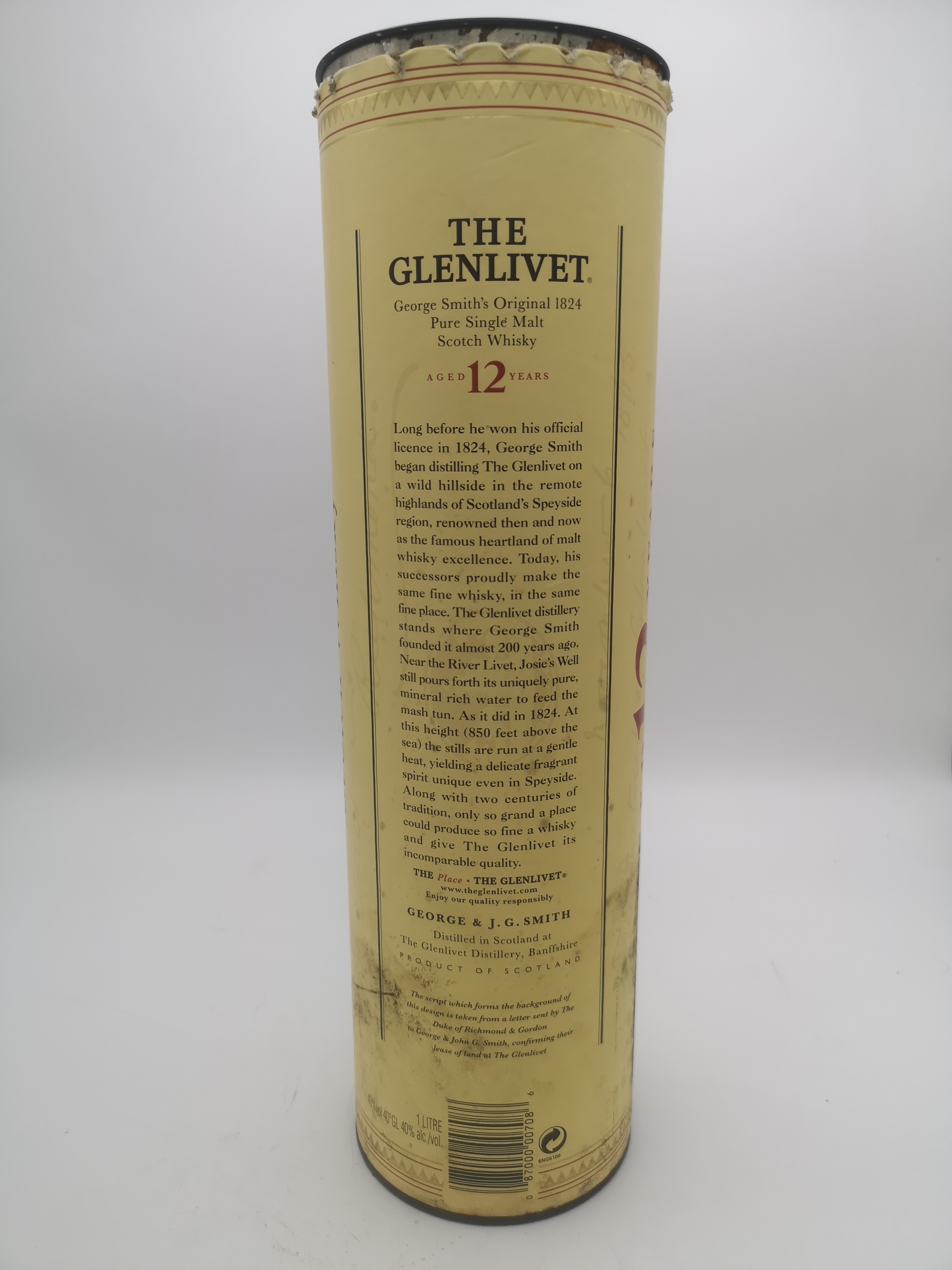 The Glenlivet, 1l pure single malt Scotch whisky - Image 7 of 8