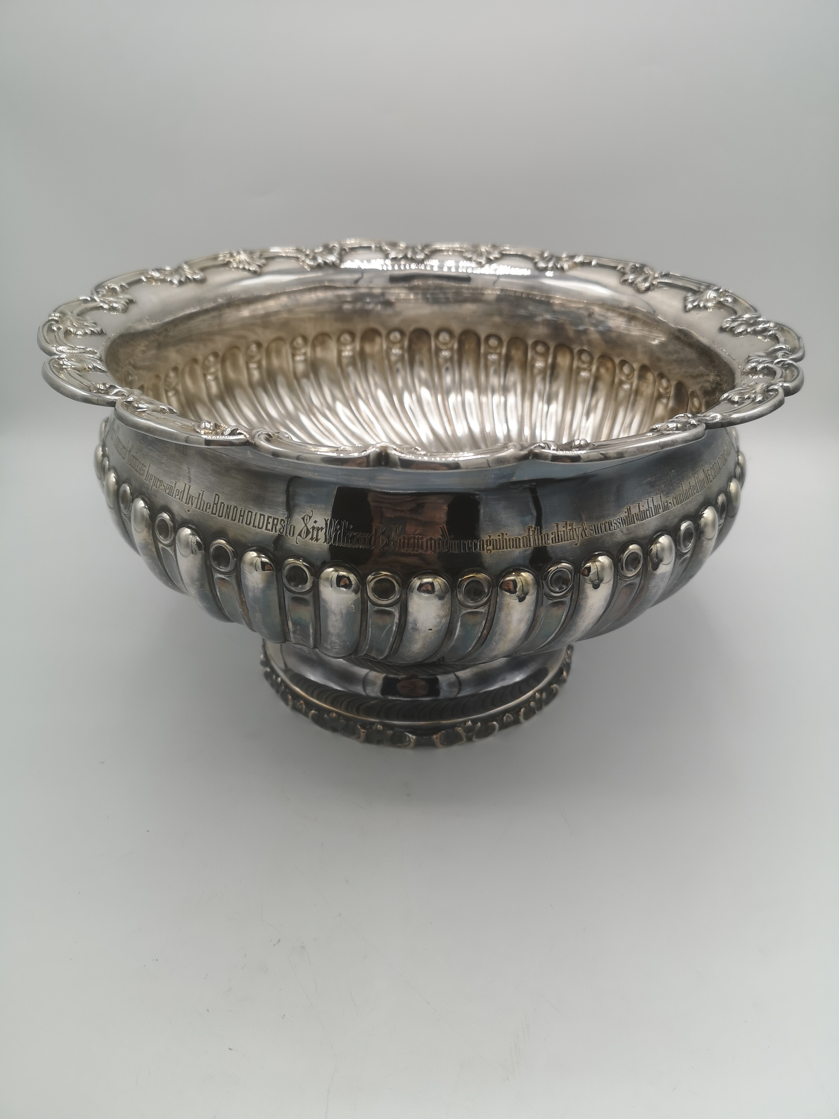 Silver punch bowl, 1899 - Image 5 of 11