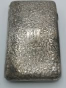 Silver cigar case