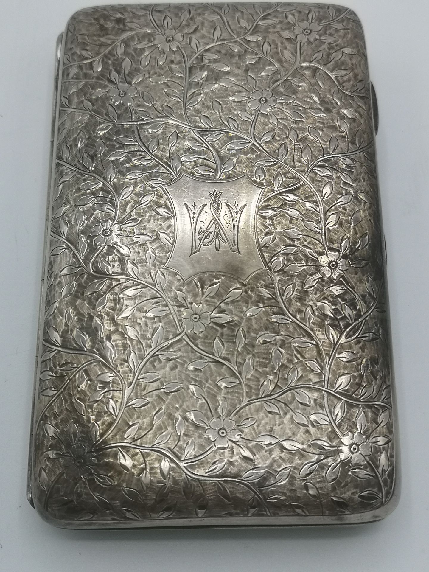 Silver cigar case