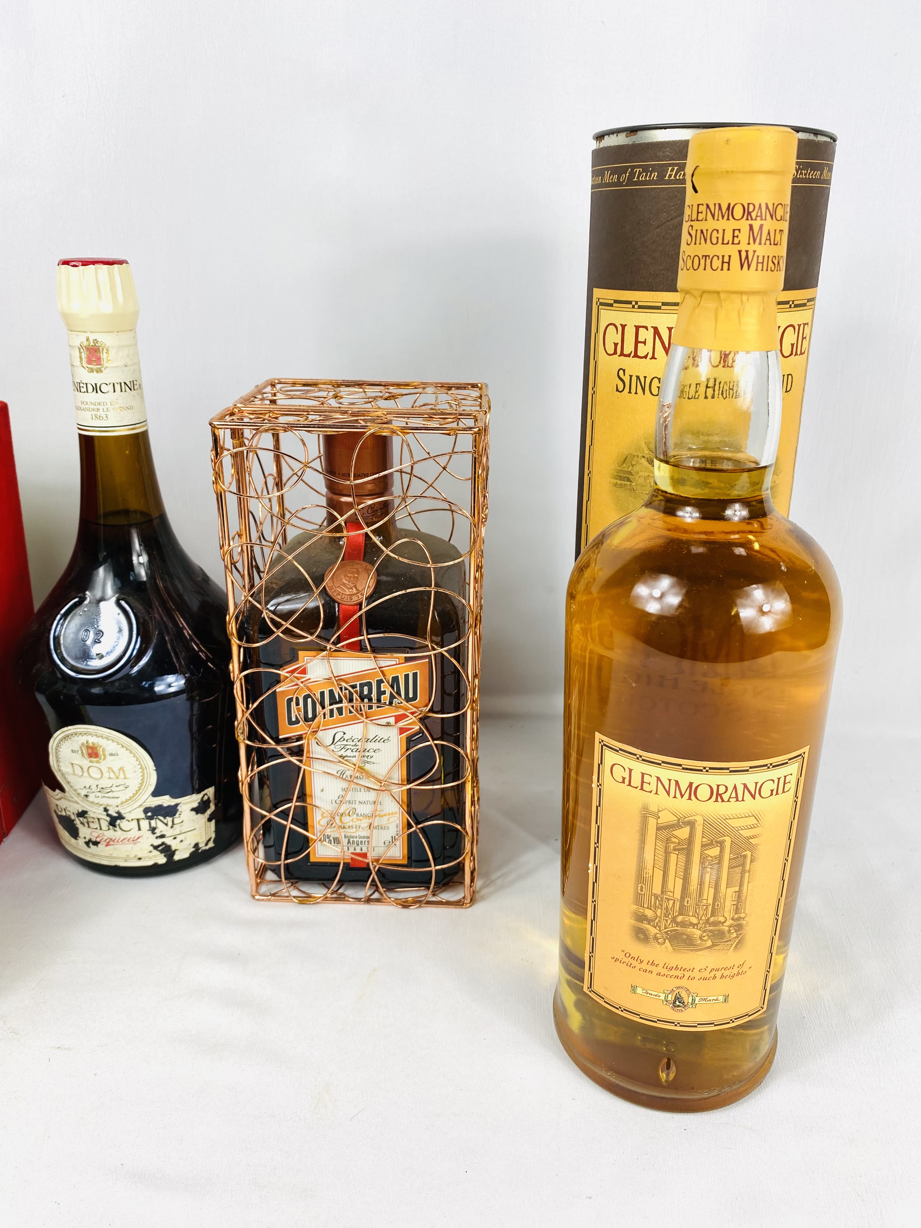 1l bottle of Glenmorangie together three bottles of spirits/liqueurs - Image 7 of 7