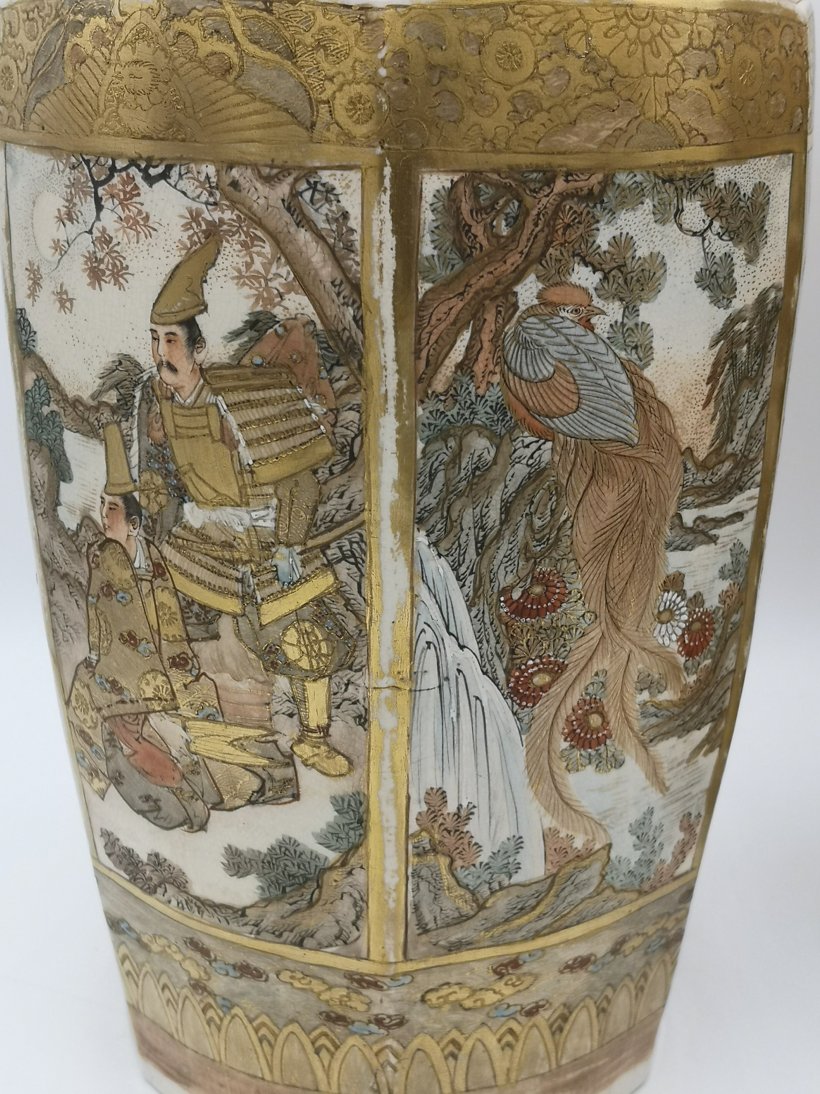 Pair of Japanese Satsuma vases - Image 12 of 23