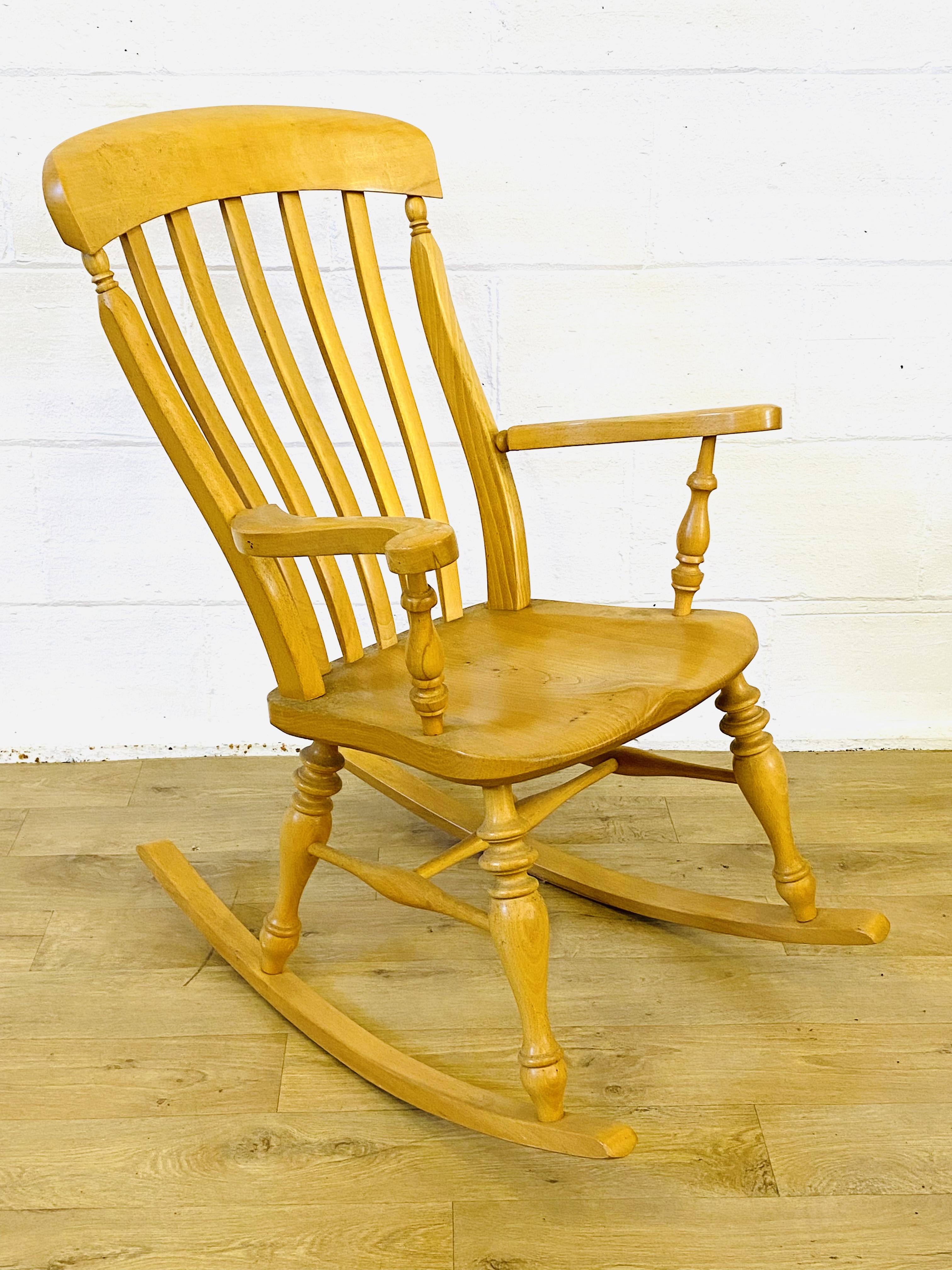 Rocking chair by Stewart Linford - Image 4 of 4