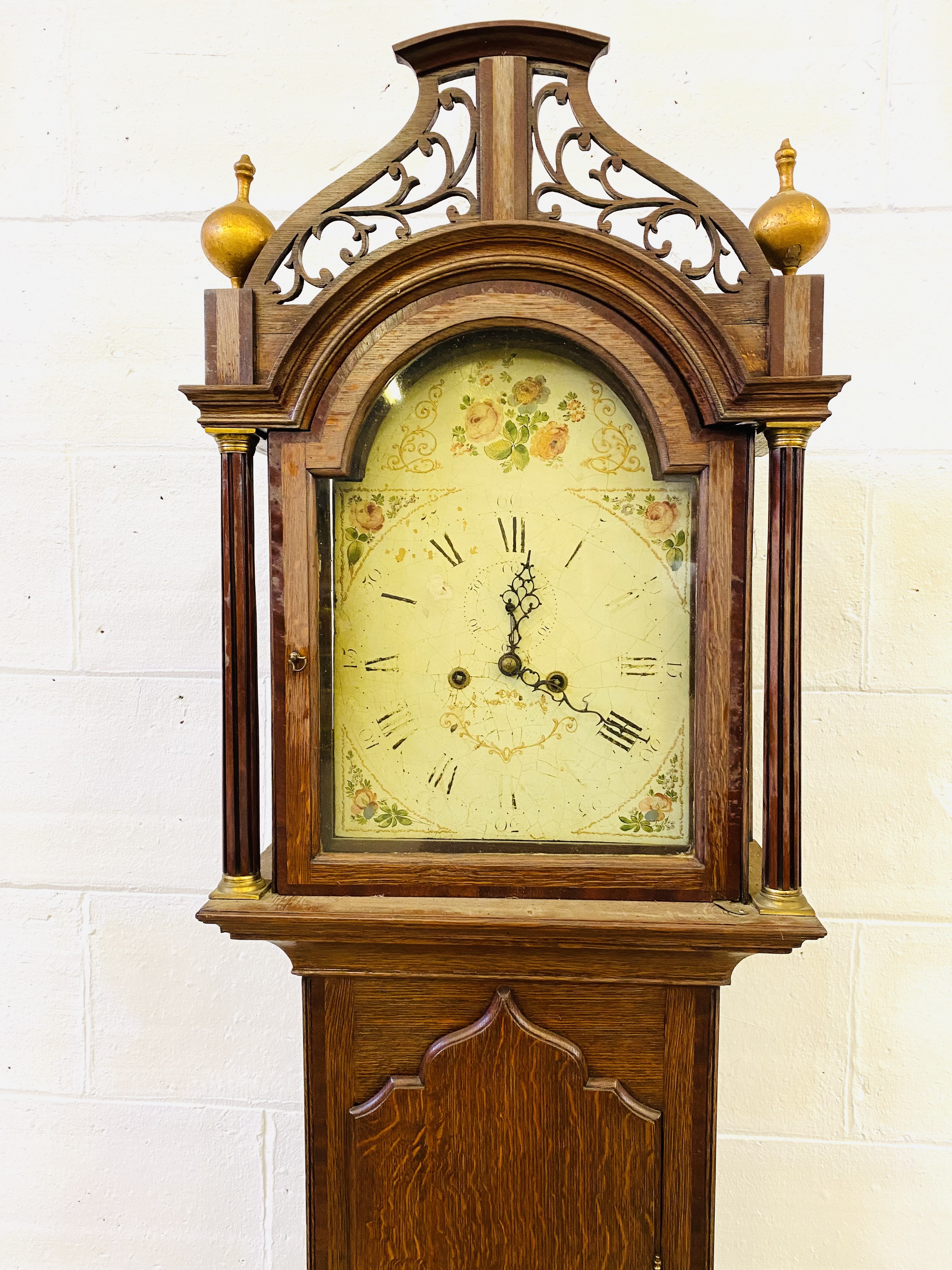 19th century longcase clock - Image 2 of 8