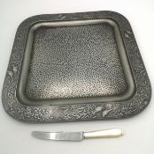 Meriden Britannia Co. pewter tray