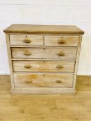 Pine chest of drawers