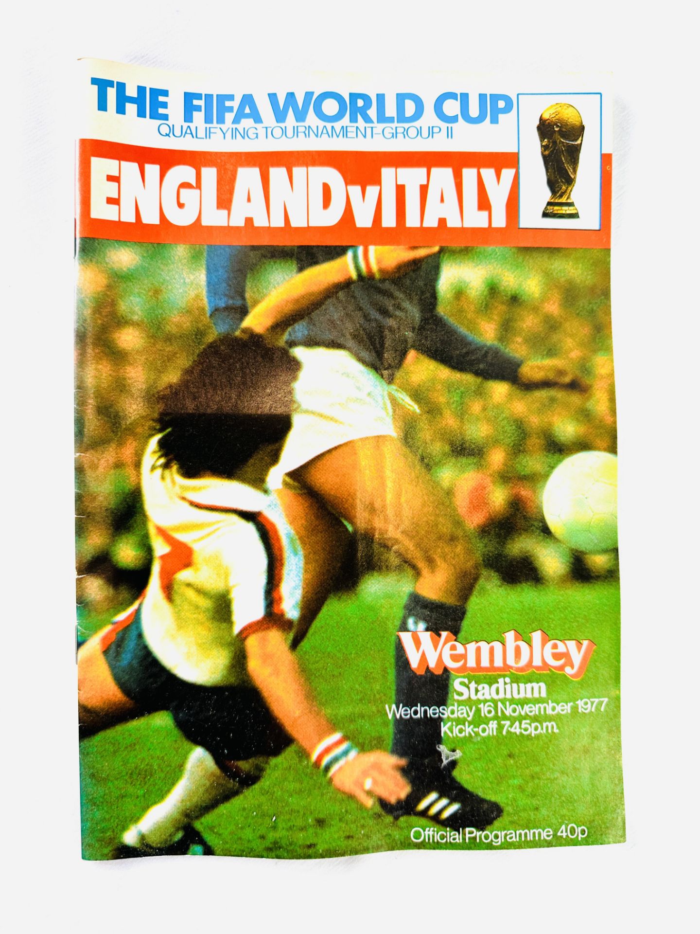 Collection of twenty two international football programmes - Image 3 of 5