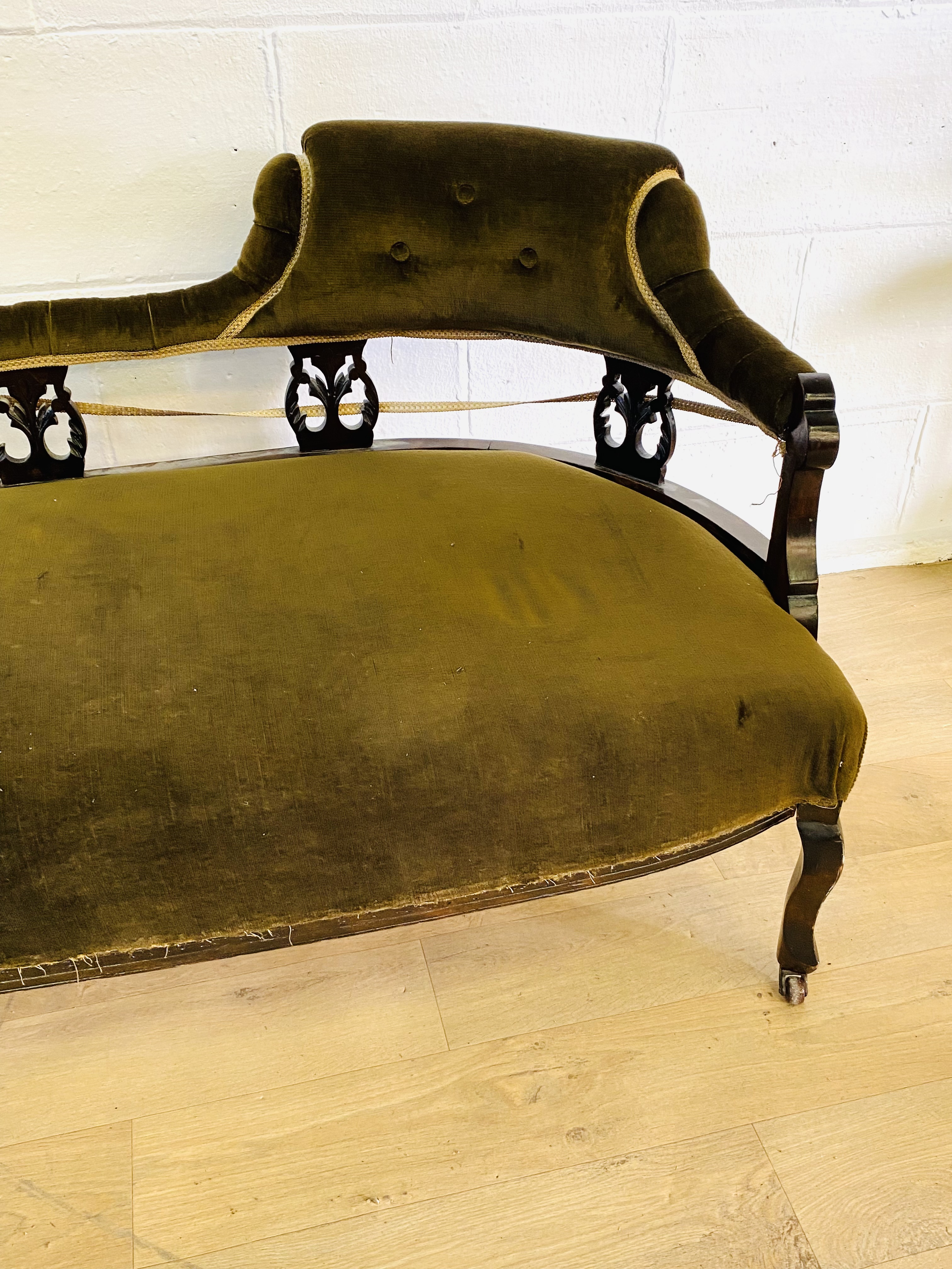 Mahogany chaise longue - Image 4 of 5