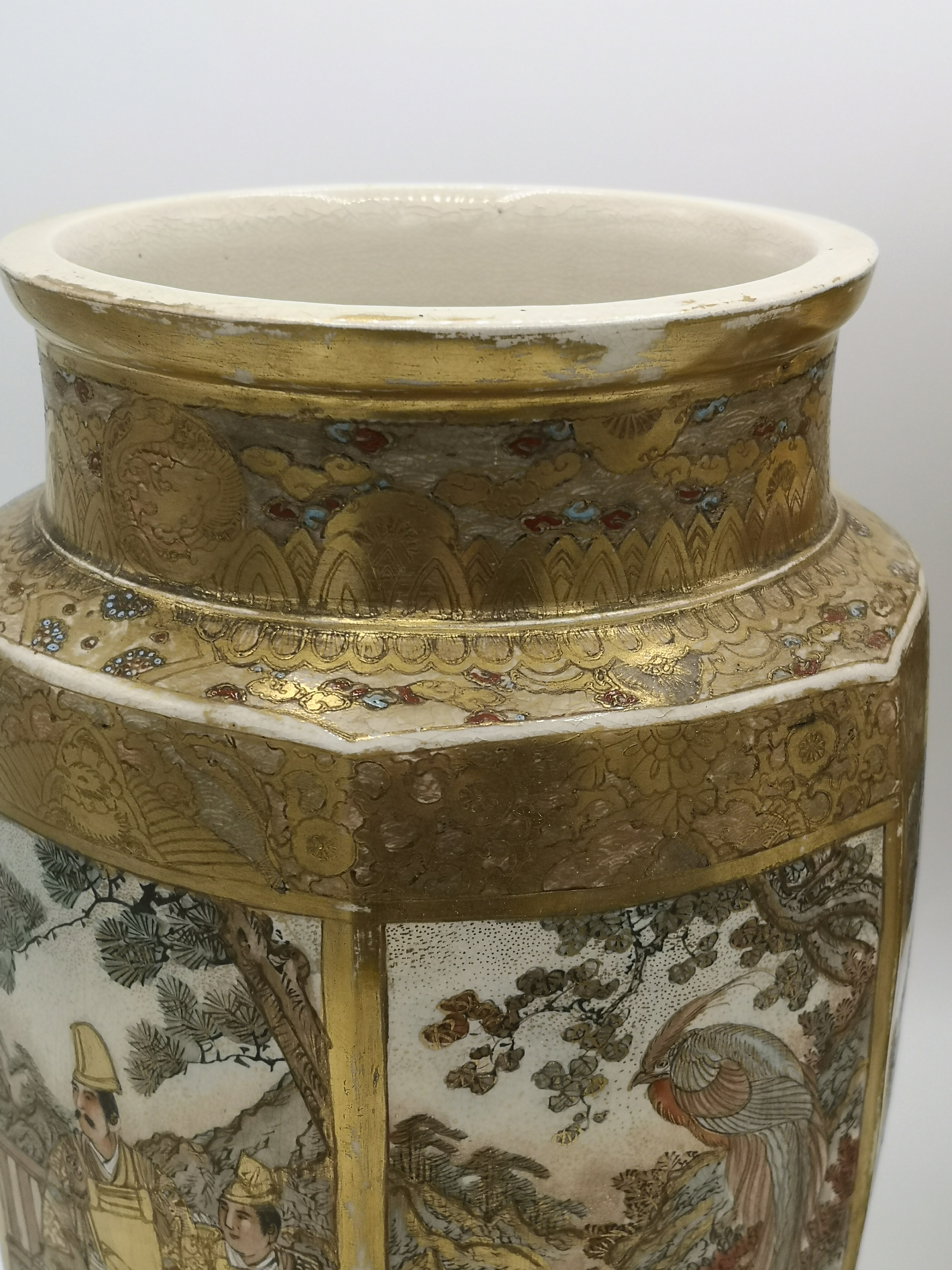 Pair of Japanese Satsuma vases - Image 14 of 23
