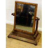 Mahogany toilet mirror