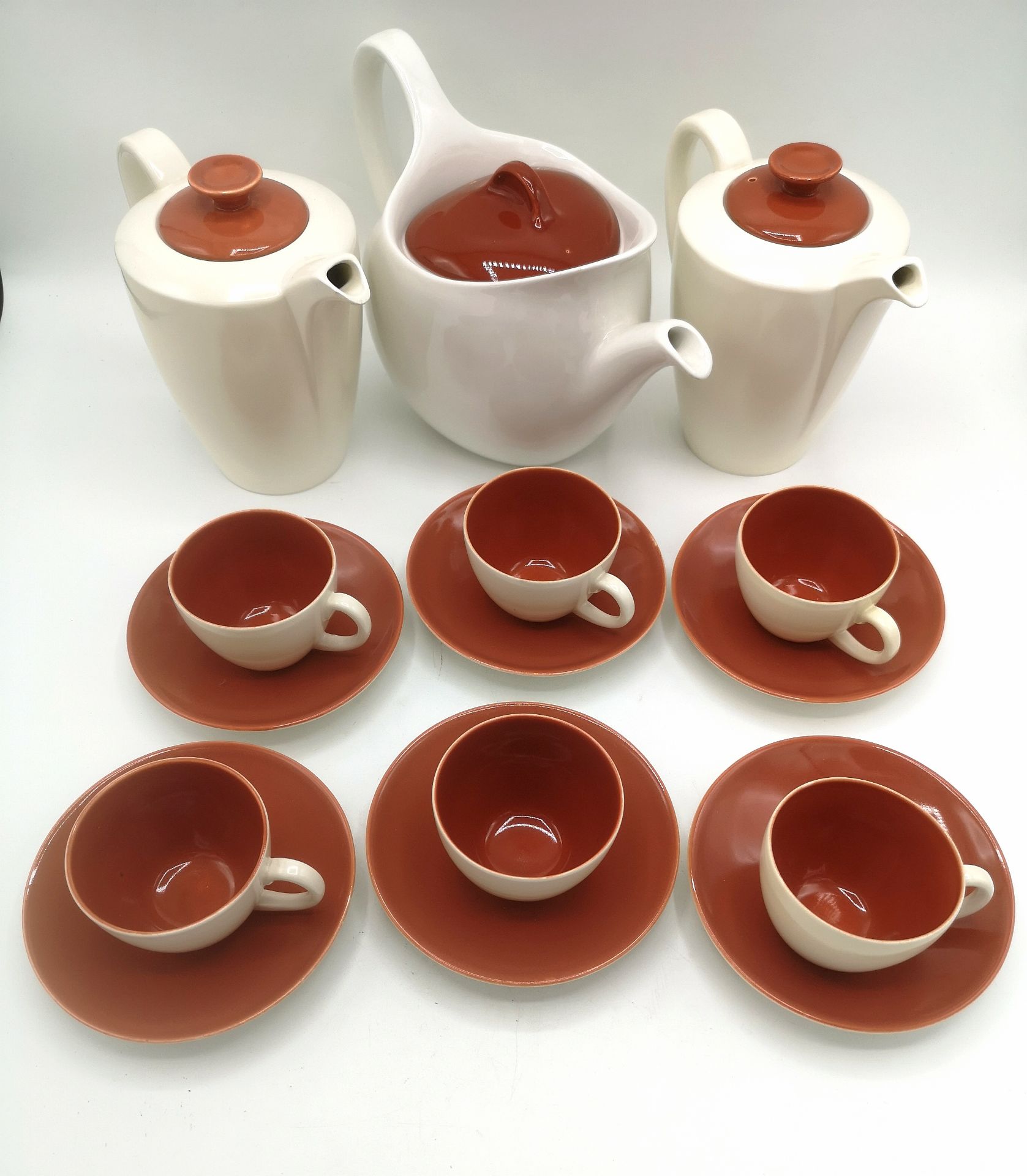 Poole pottery part tea set - Image 2 of 8