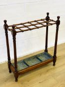 Victorian mahogany stick stand