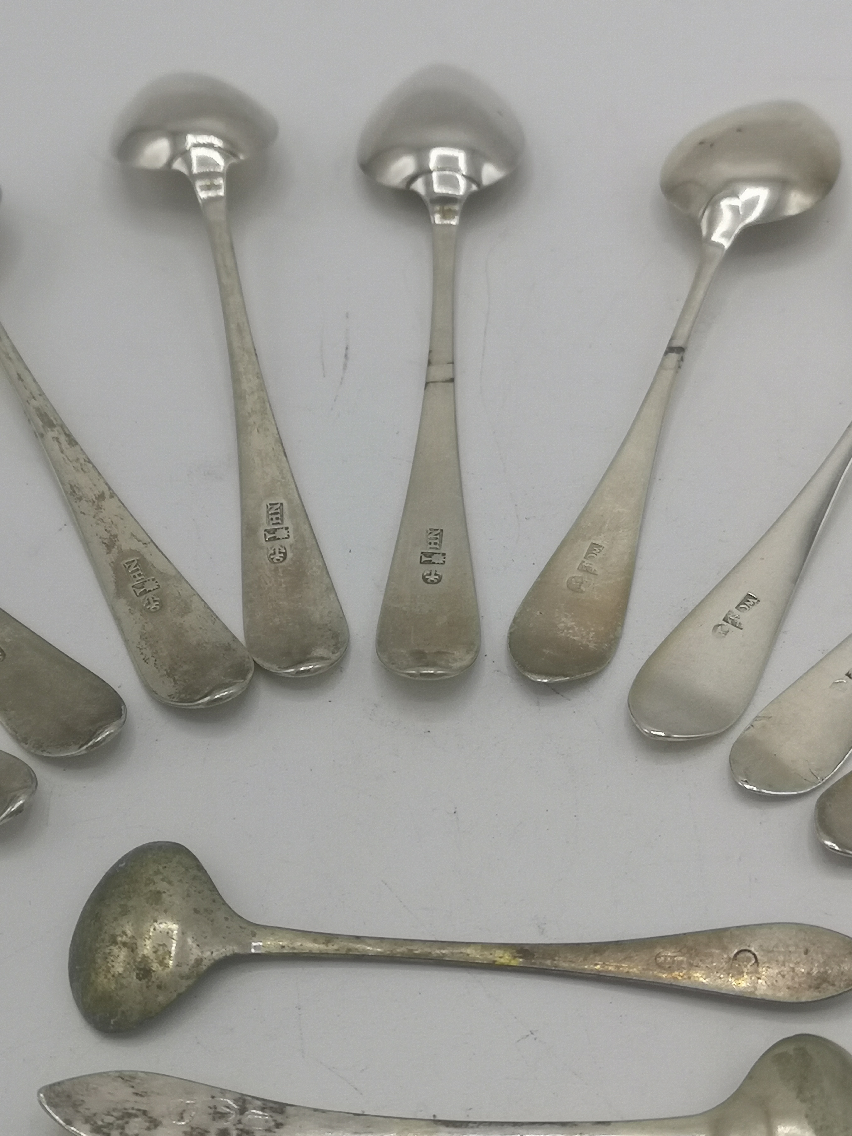 Two sets of silver spoons - Image 4 of 6