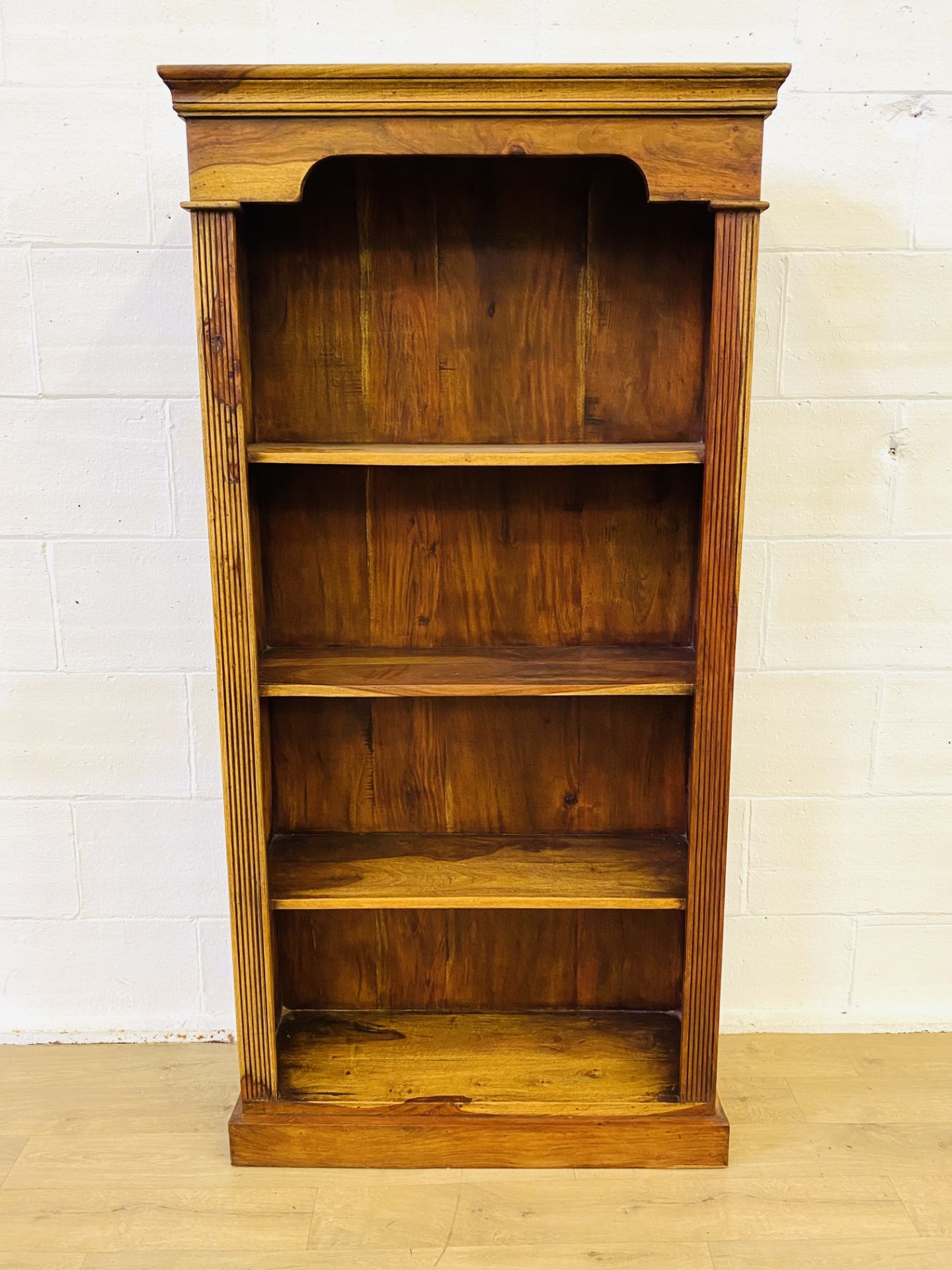 Hard wood open display unit