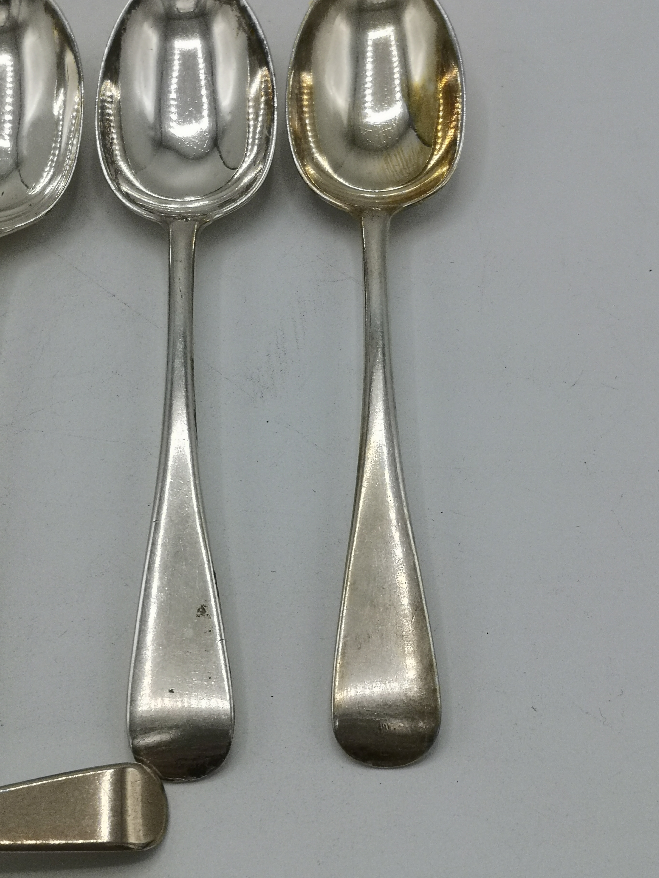 Set of seven silver tea spoons - Image 5 of 8