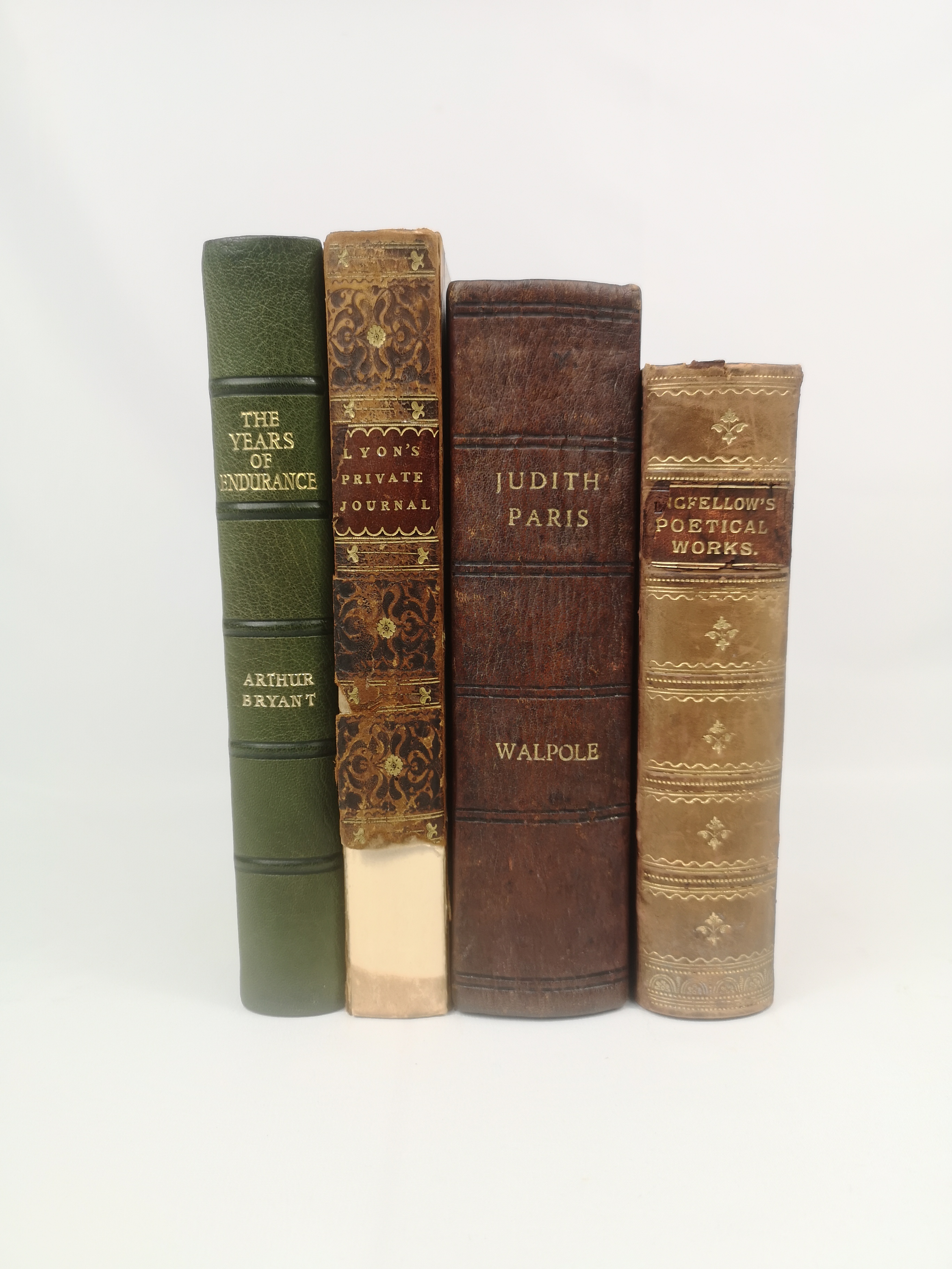 The Poetical Works of Henry Longfellow together with three other books