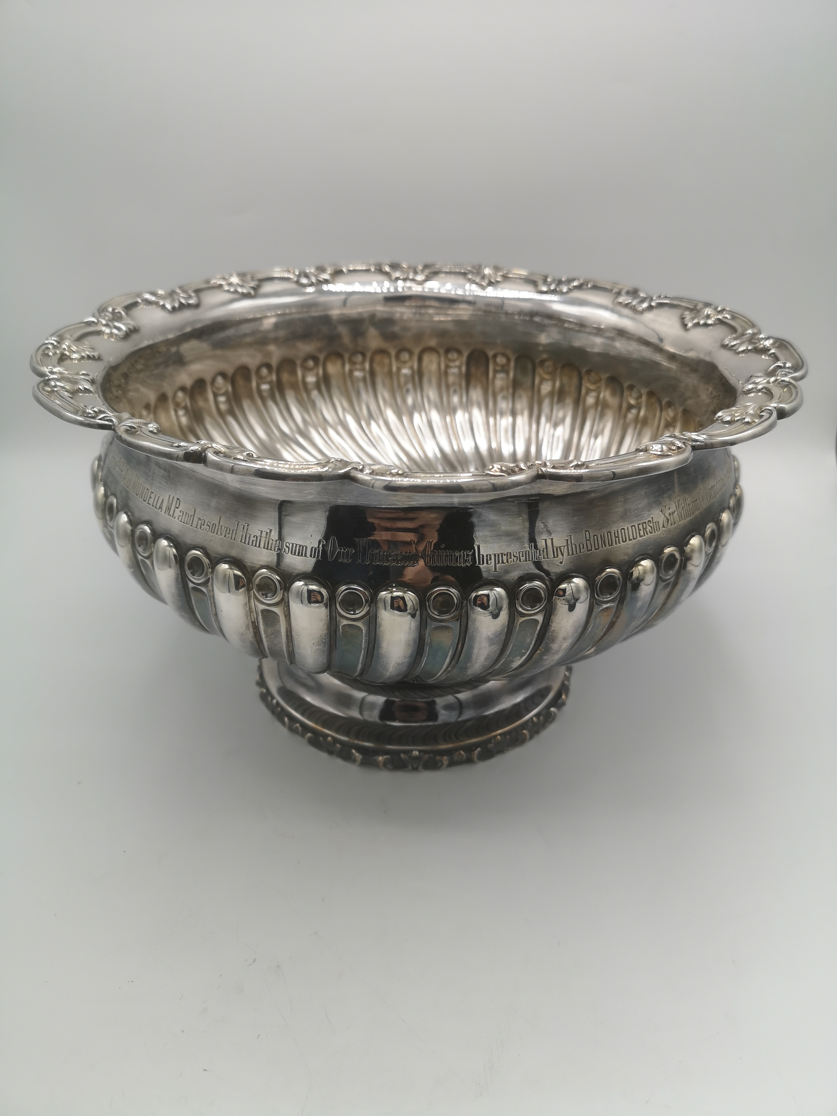 Silver punch bowl, 1899 - Image 4 of 11