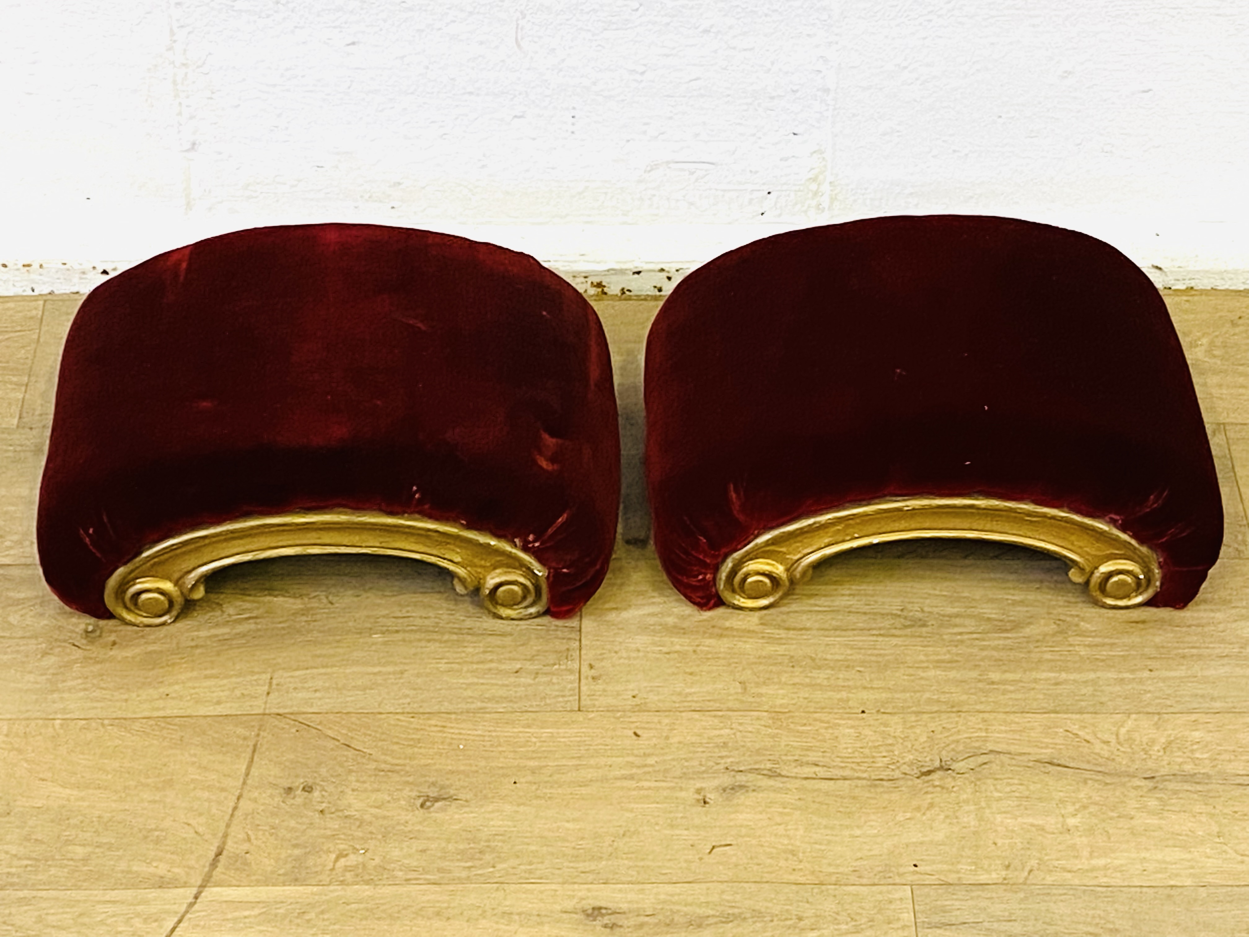 Two Victorian footstools - Image 2 of 4
