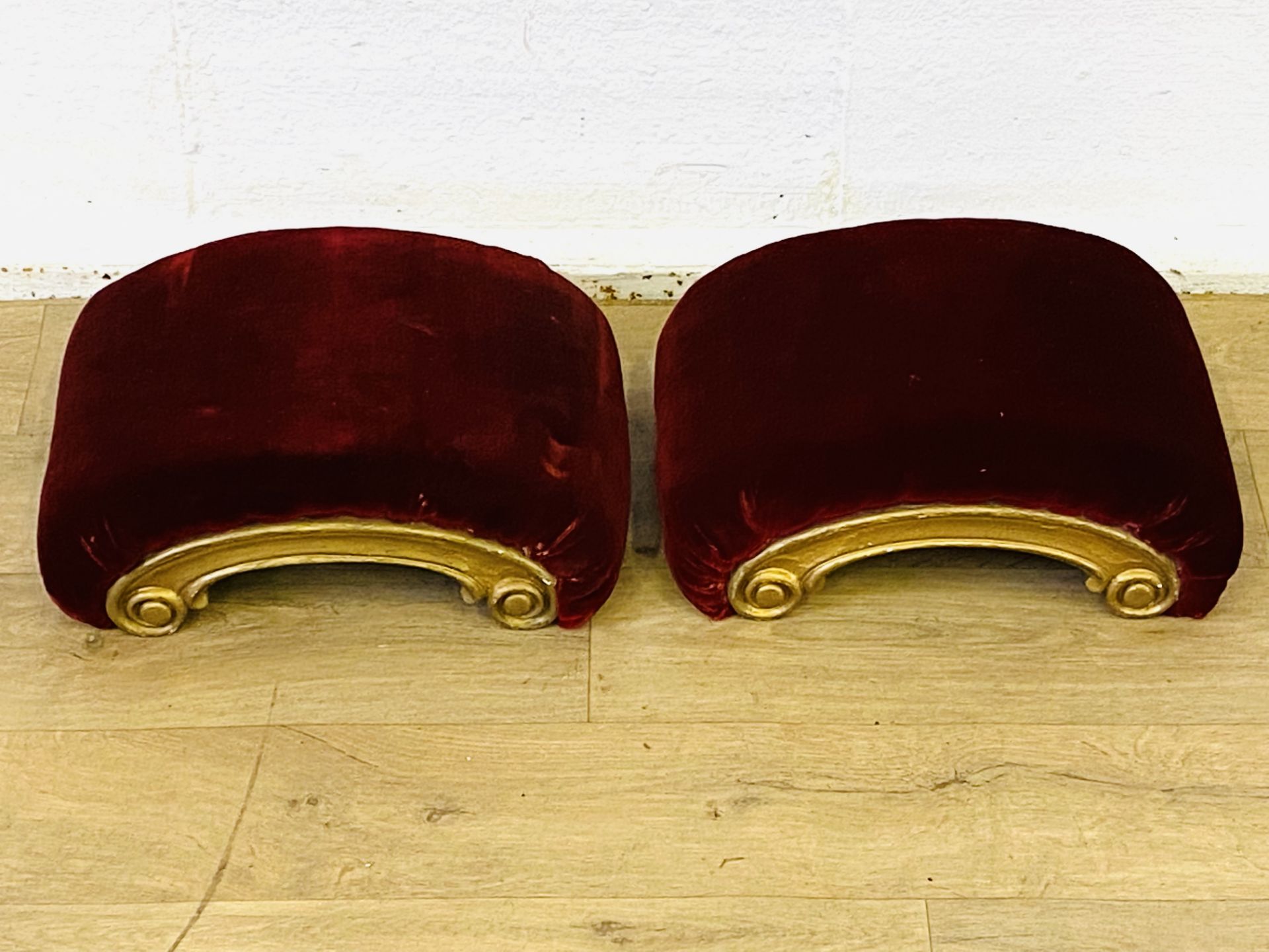 Two Victorian footstools - Image 2 of 4