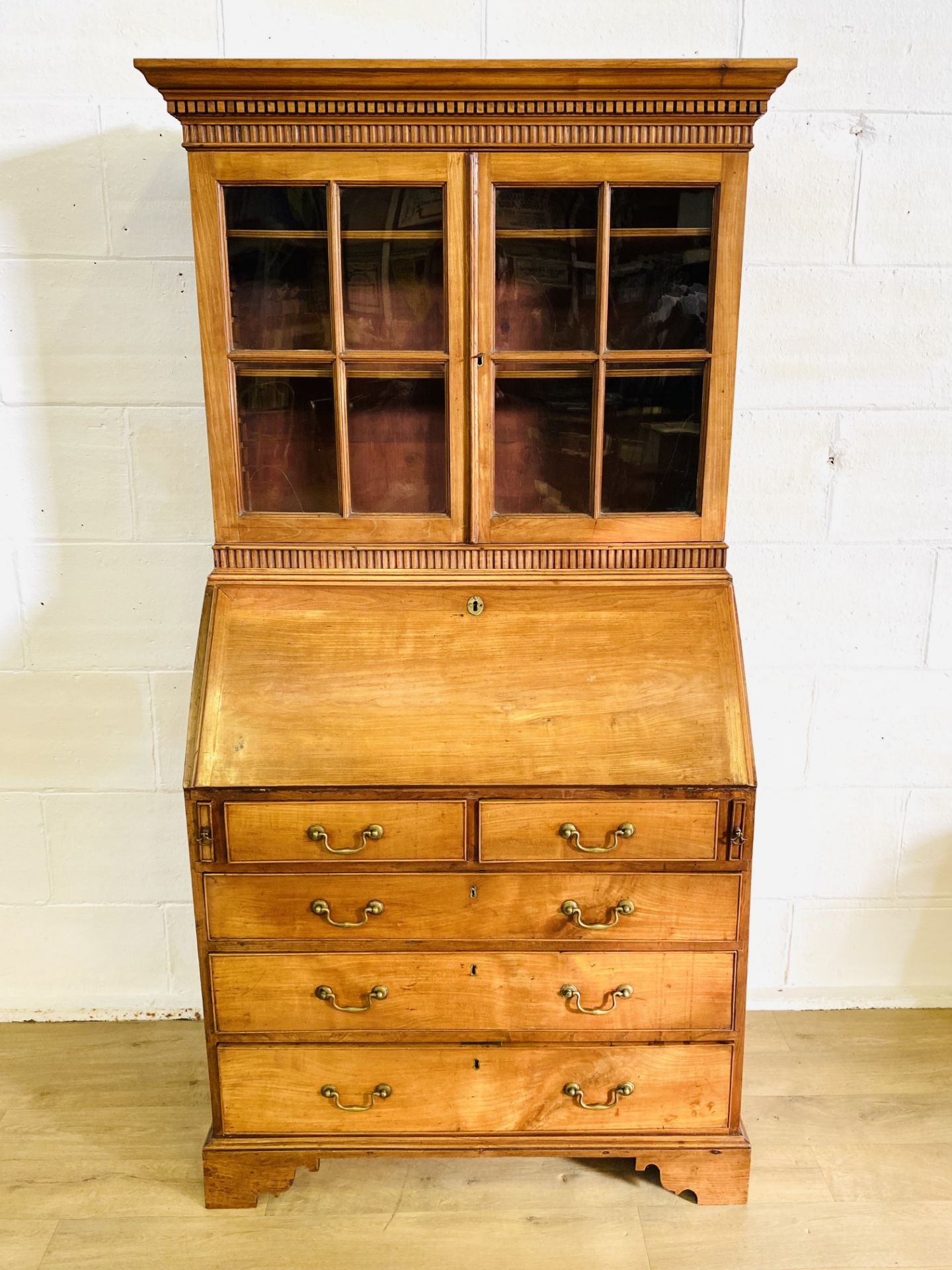 Mahogany bureau bookcase