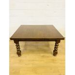 Oak dining table