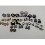 Quantity of fashion cufflinks to include Paul Smith, Hugo Boss and Duchamp