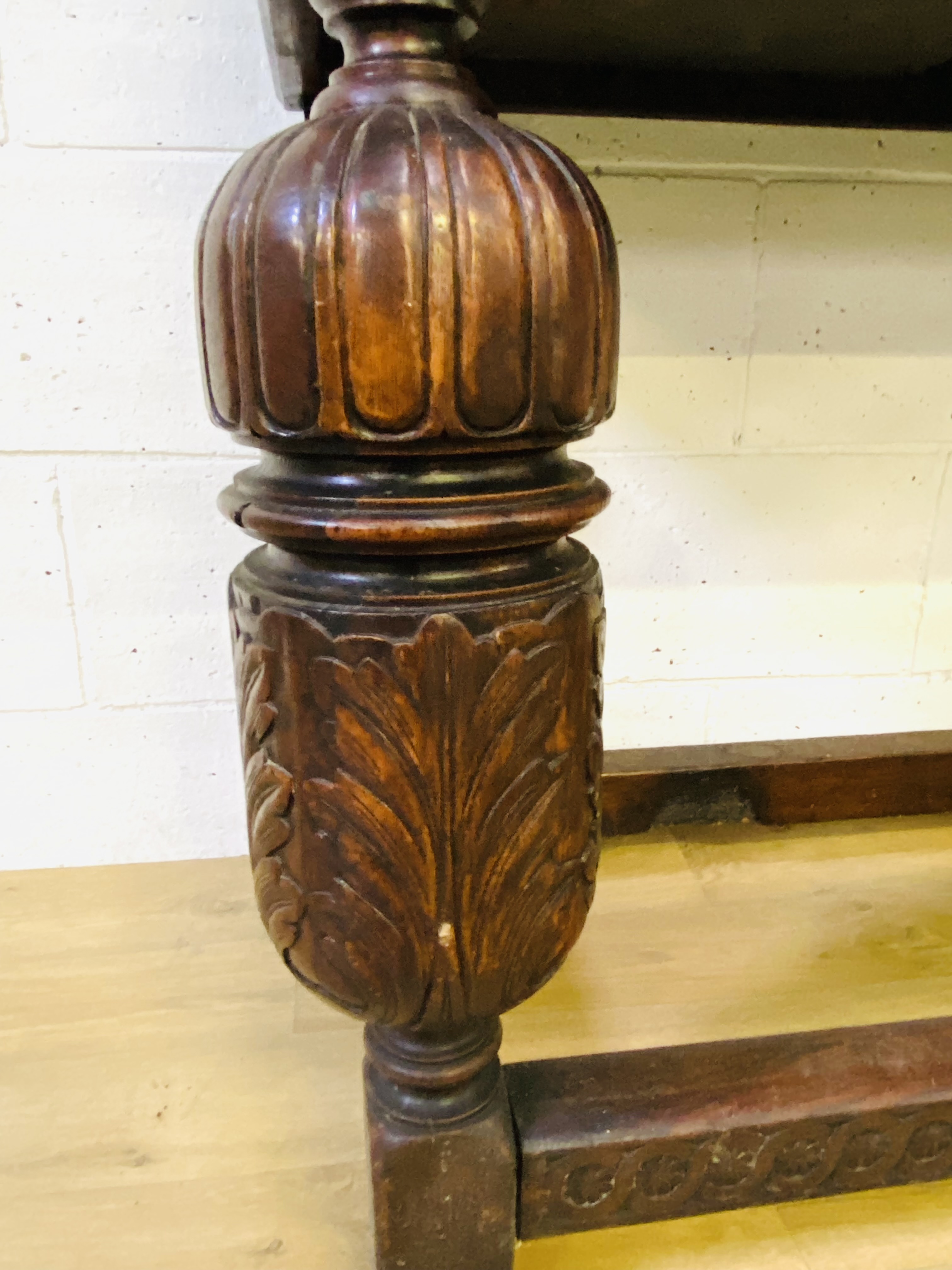 Victorian oak court cupboard - Image 11 of 15
