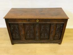 Georgian oak chest