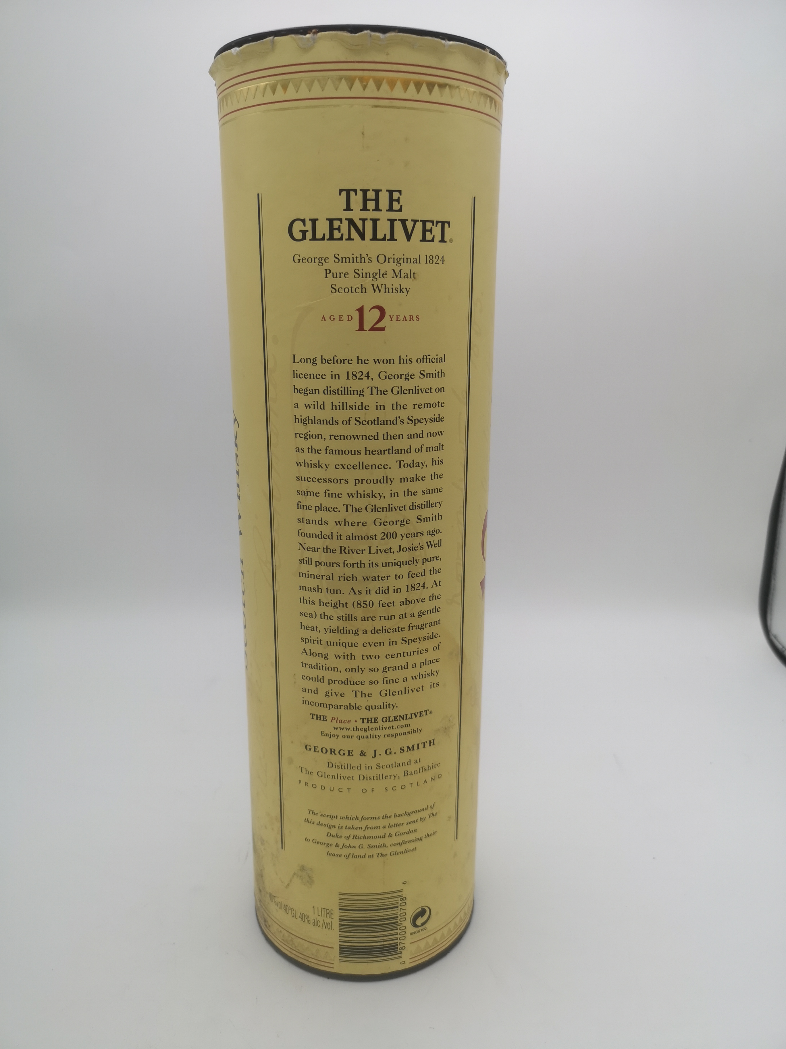 The Glenlivet, 1l pure single malt Scotch whisky - Image 7 of 8