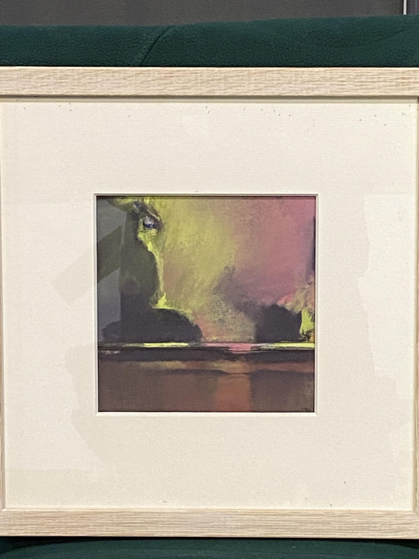 Framed and glazed pastel and ink - Image 3 of 3
