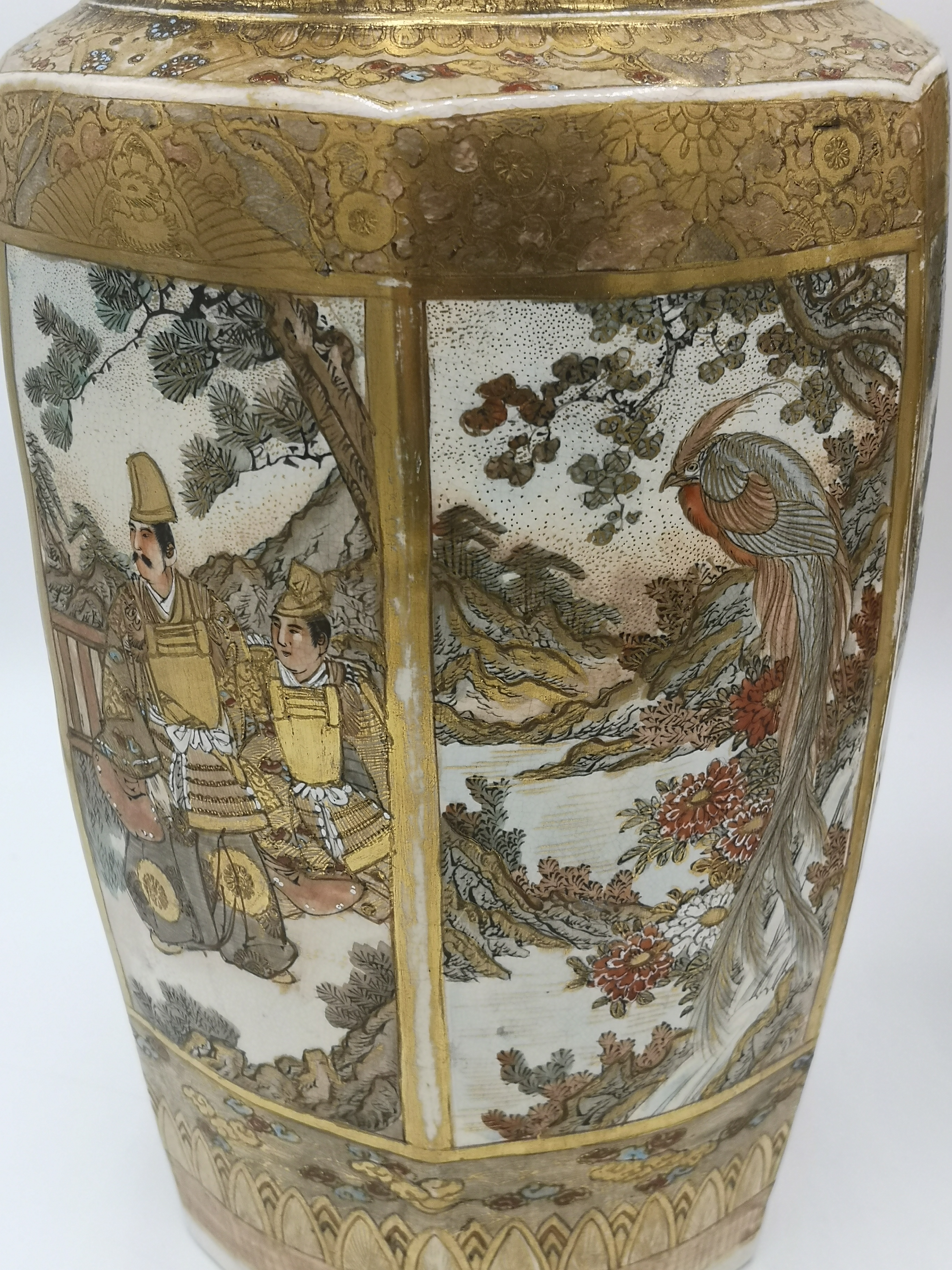 Pair of Japanese Satsuma vases - Image 15 of 23